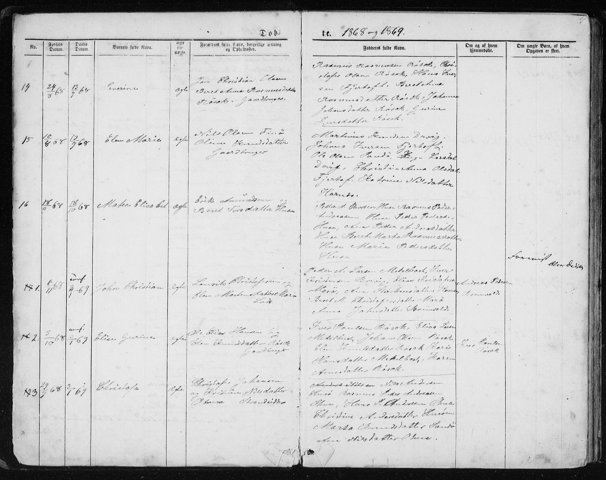 Ministerialprotokoller, klokkerbøker og fødselsregistre - Møre og Romsdal, AV/SAT-A-1454/561/L0732: Parish register (copy) no. 561C02, 1867-1900, p. 4