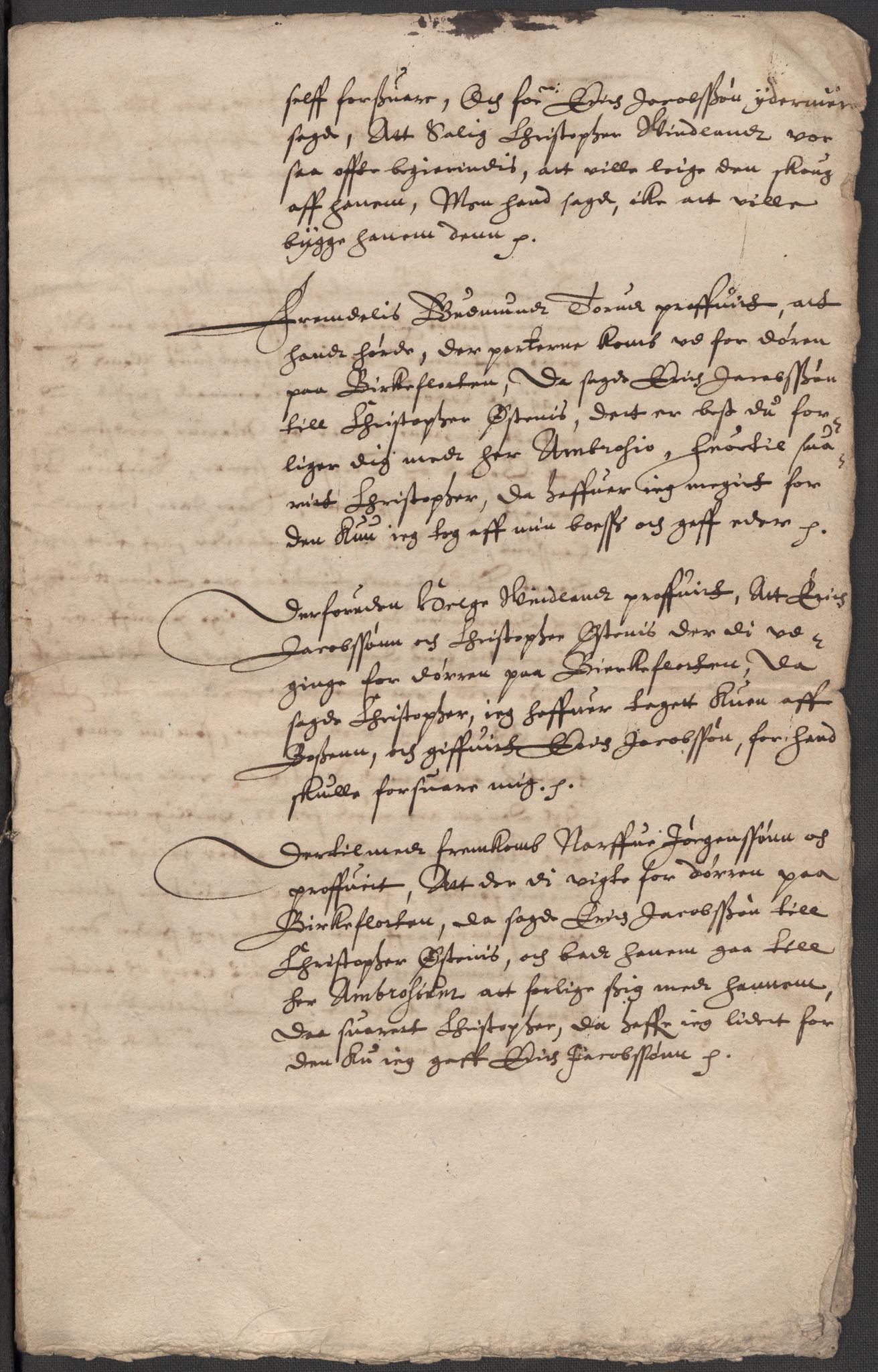 Riksarkivets diplomsamling, AV/RA-EA-5965/F15/L0009: Prestearkiv - Akershus, 1620-1738, p. 19