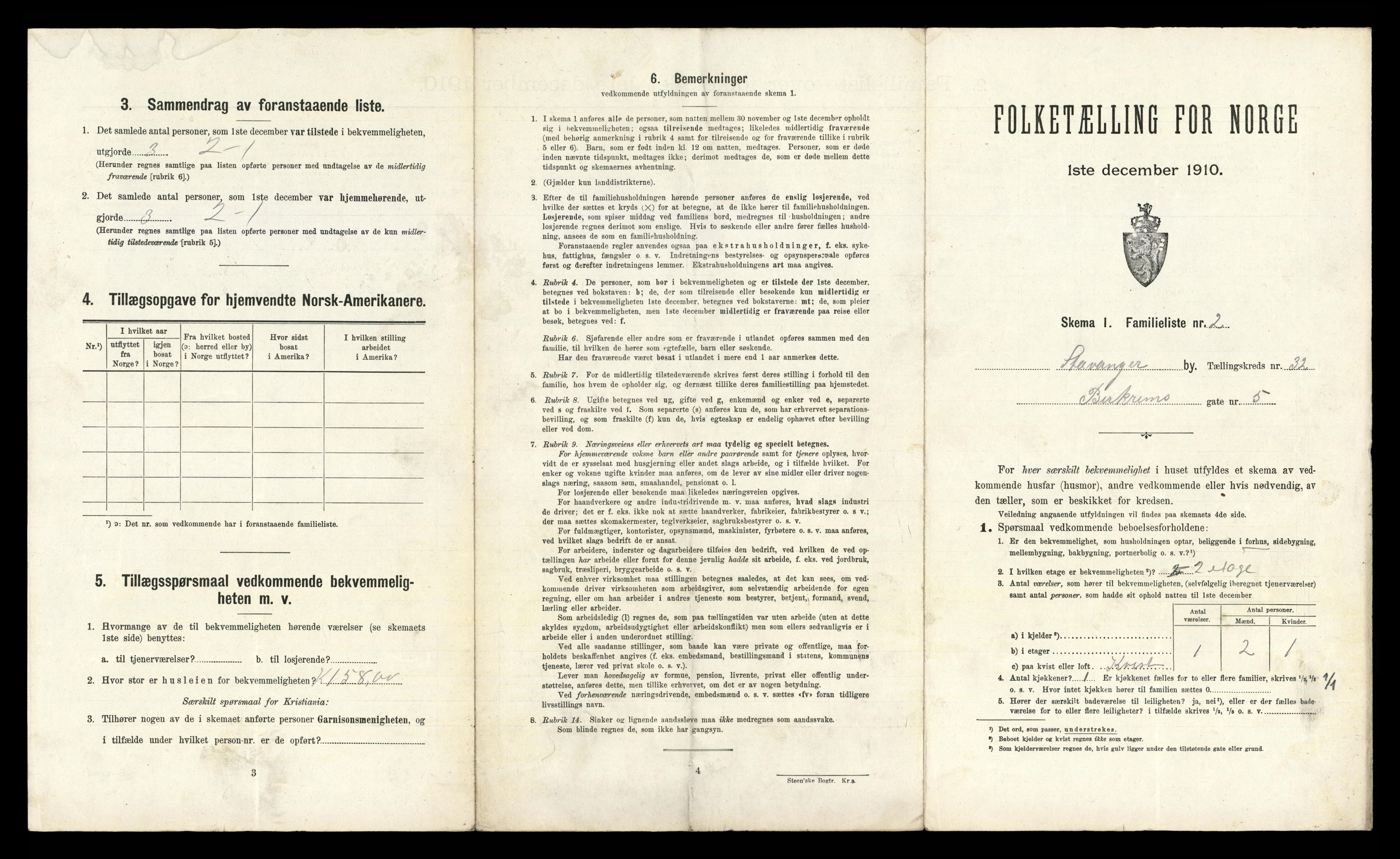 RA, 1910 census for Stavanger, 1910, p. 20030