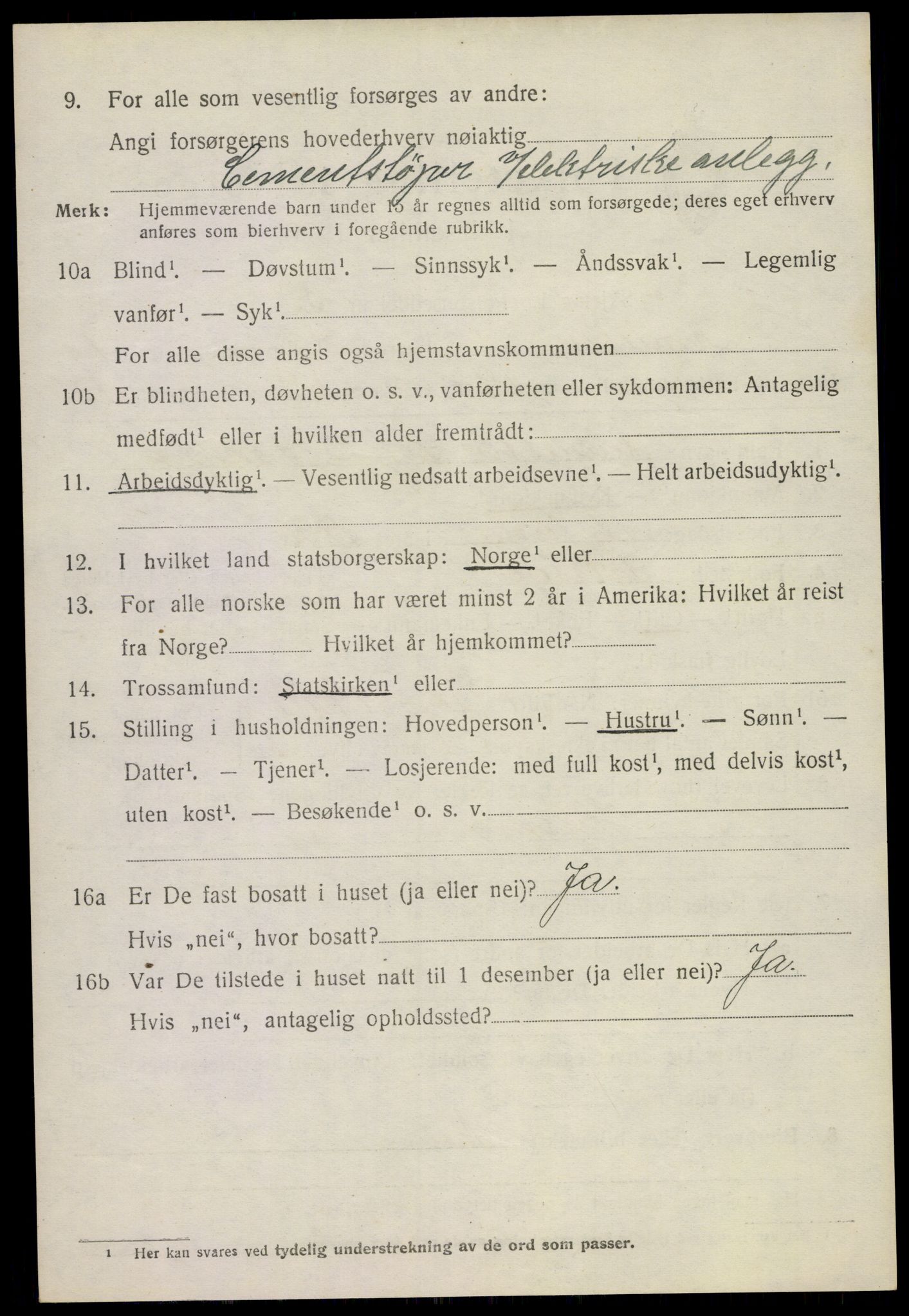 SAKO, 1920 census for Andebu, 1920, p. 4469