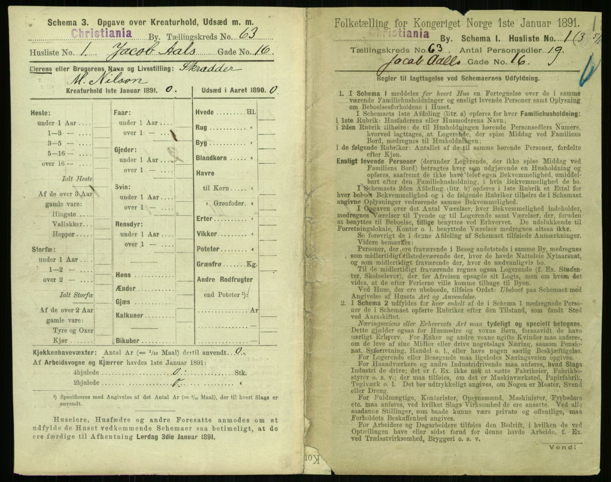 RA, 1891 census for 0301 Kristiania, 1891, p. 33779