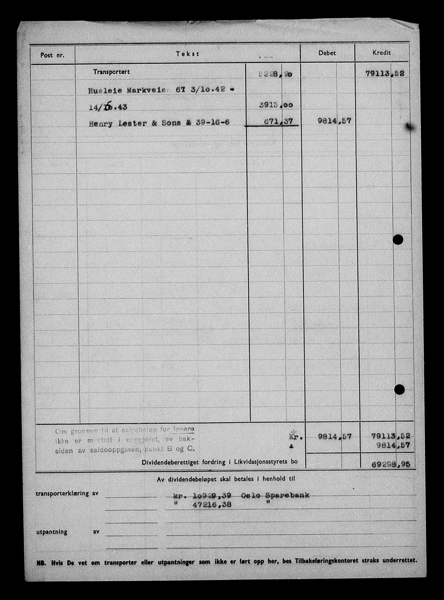 Justisdepartementet, Tilbakeføringskontoret for inndratte formuer, AV/RA-S-1564/H/Hc/Hcc/L0924: --, 1945-1947, p. 13