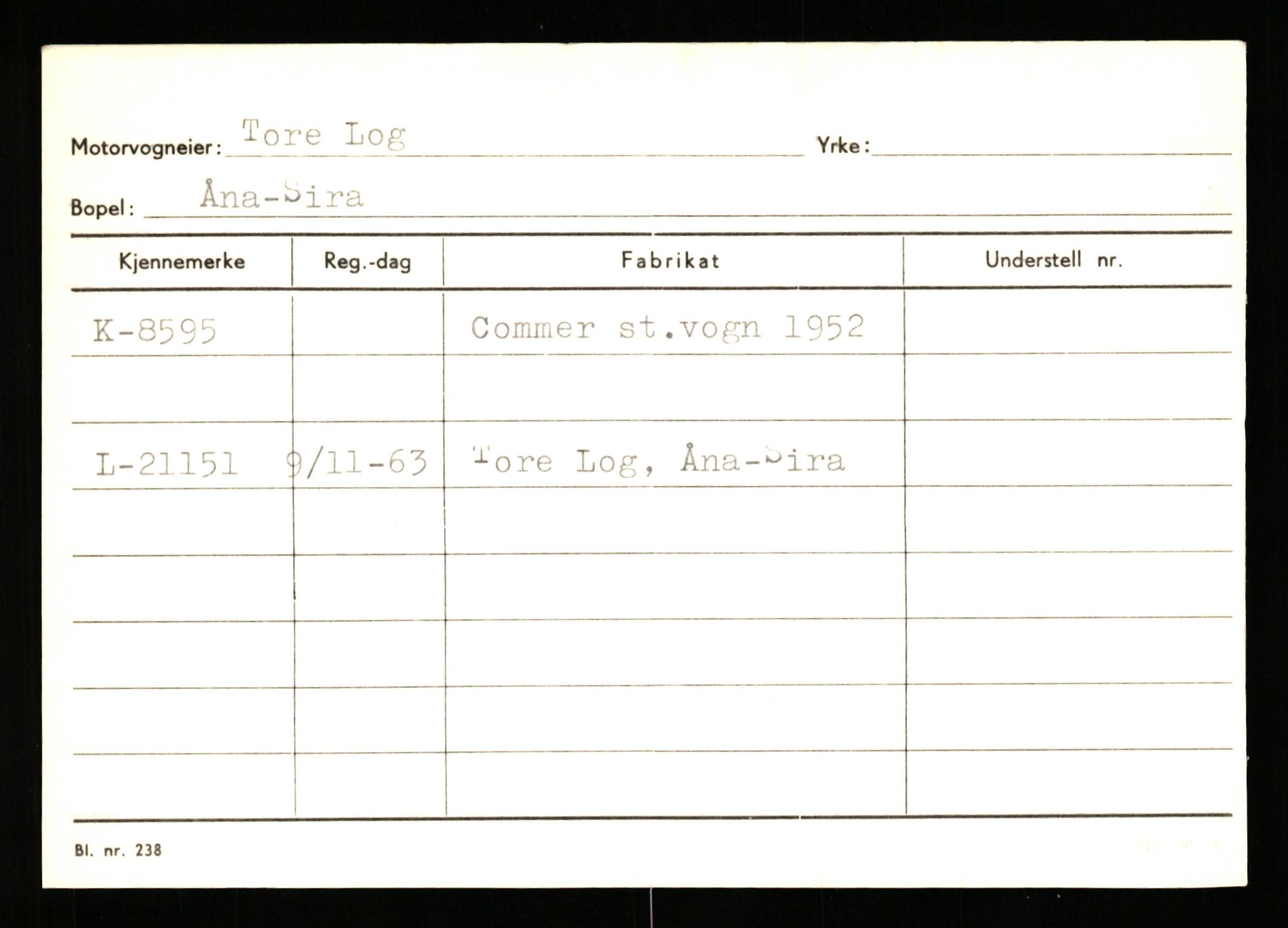 Stavanger trafikkstasjon, AV/SAST-A-101942/0/G/L0002: Registreringsnummer: 5791 - 10405, 1930-1971, p. 1713