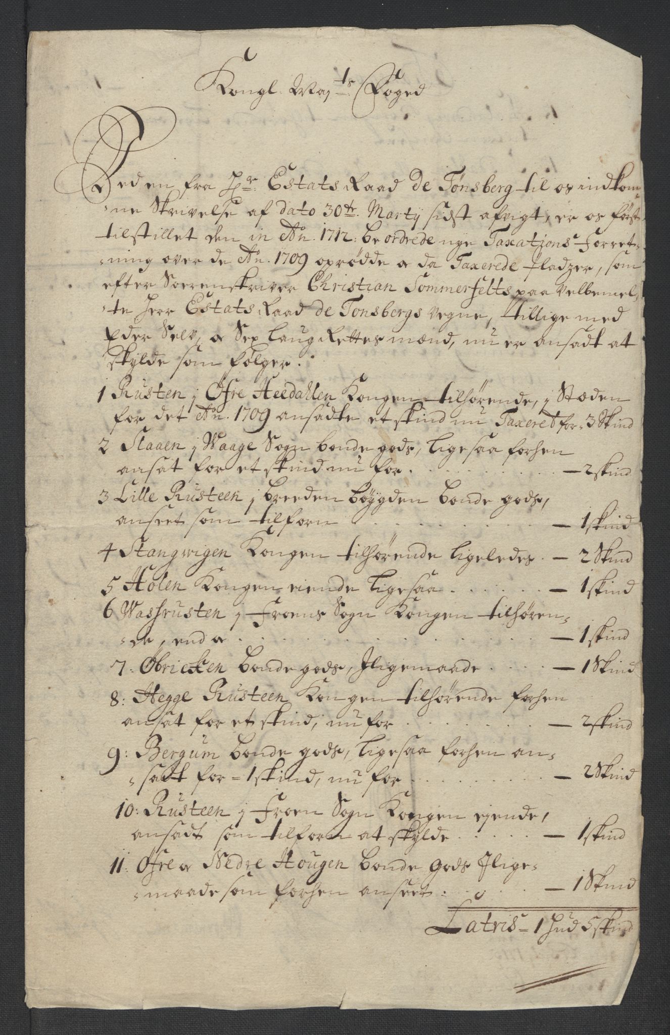 Rentekammeret inntil 1814, Reviderte regnskaper, Fogderegnskap, RA/EA-4092/R17/L1184: Fogderegnskap Gudbrandsdal, 1715, p. 13