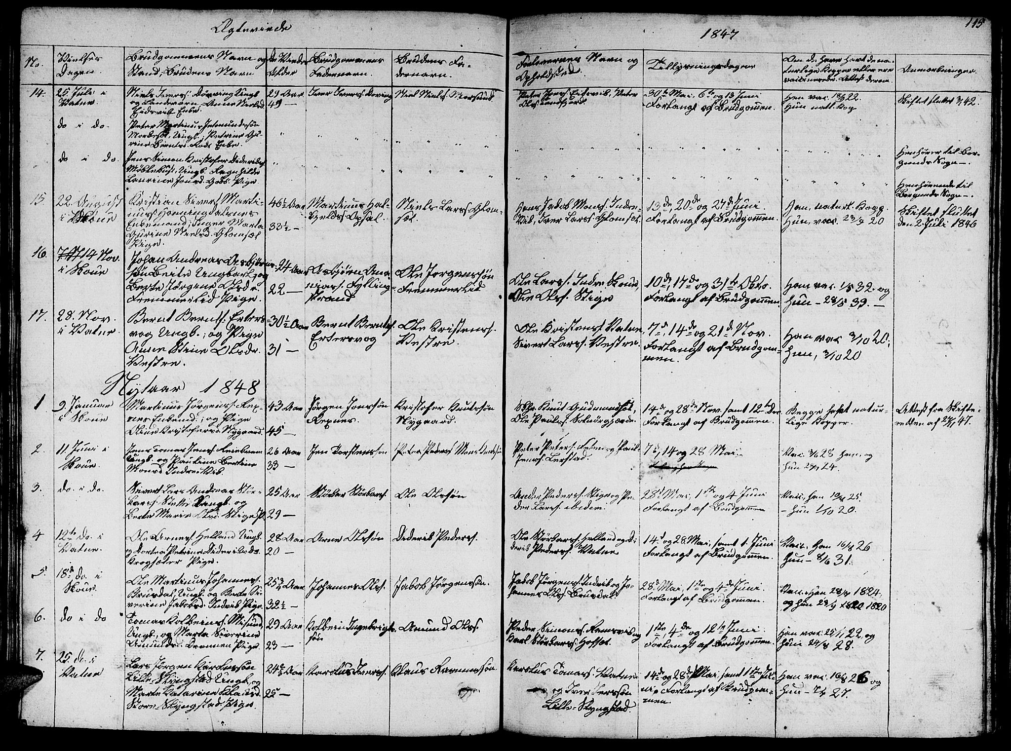 Ministerialprotokoller, klokkerbøker og fødselsregistre - Møre og Romsdal, AV/SAT-A-1454/524/L0362: Parish register (copy) no. 524C03, 1840-1854, p. 115