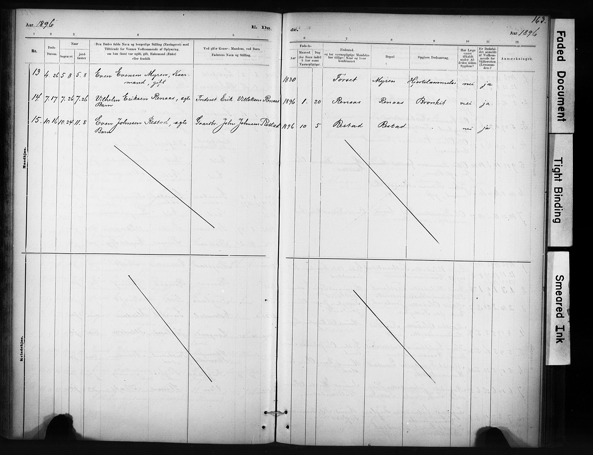 Ministerialprotokoller, klokkerbøker og fødselsregistre - Sør-Trøndelag, SAT/A-1456/694/L1127: Parish register (official) no. 694A01, 1887-1905, p. 163