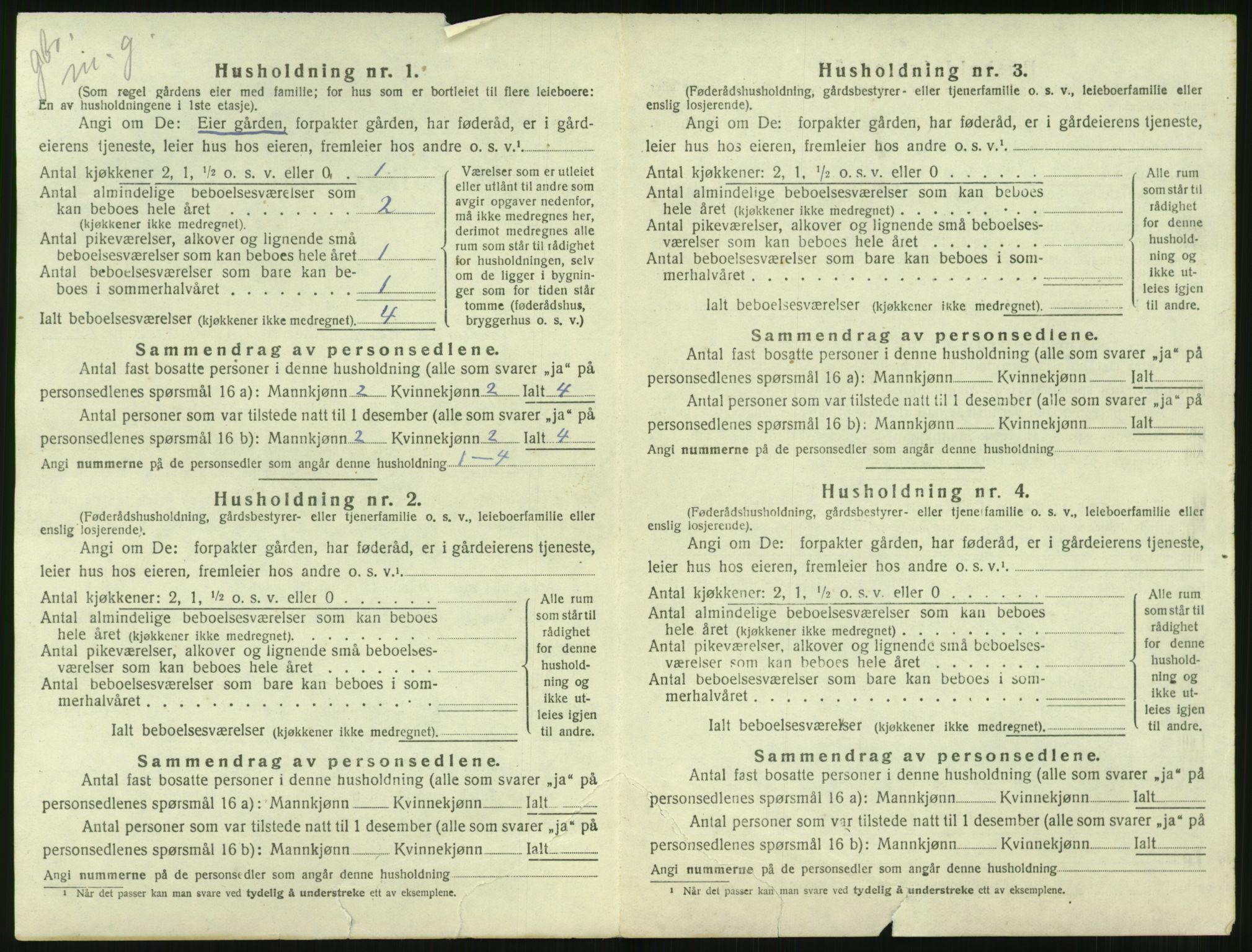 SAST, 1920 census for Strand, 1920, p. 1117