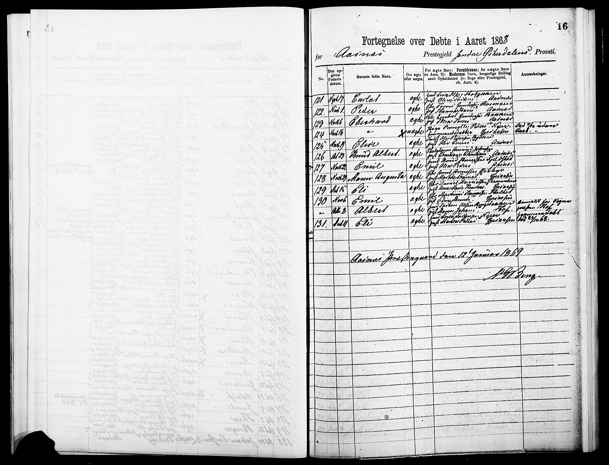 Åsnes prestekontor, AV/SAH-PREST-042/H/Ha/Haa/L0000A: Parish register (official), 1866-1872, p. 16