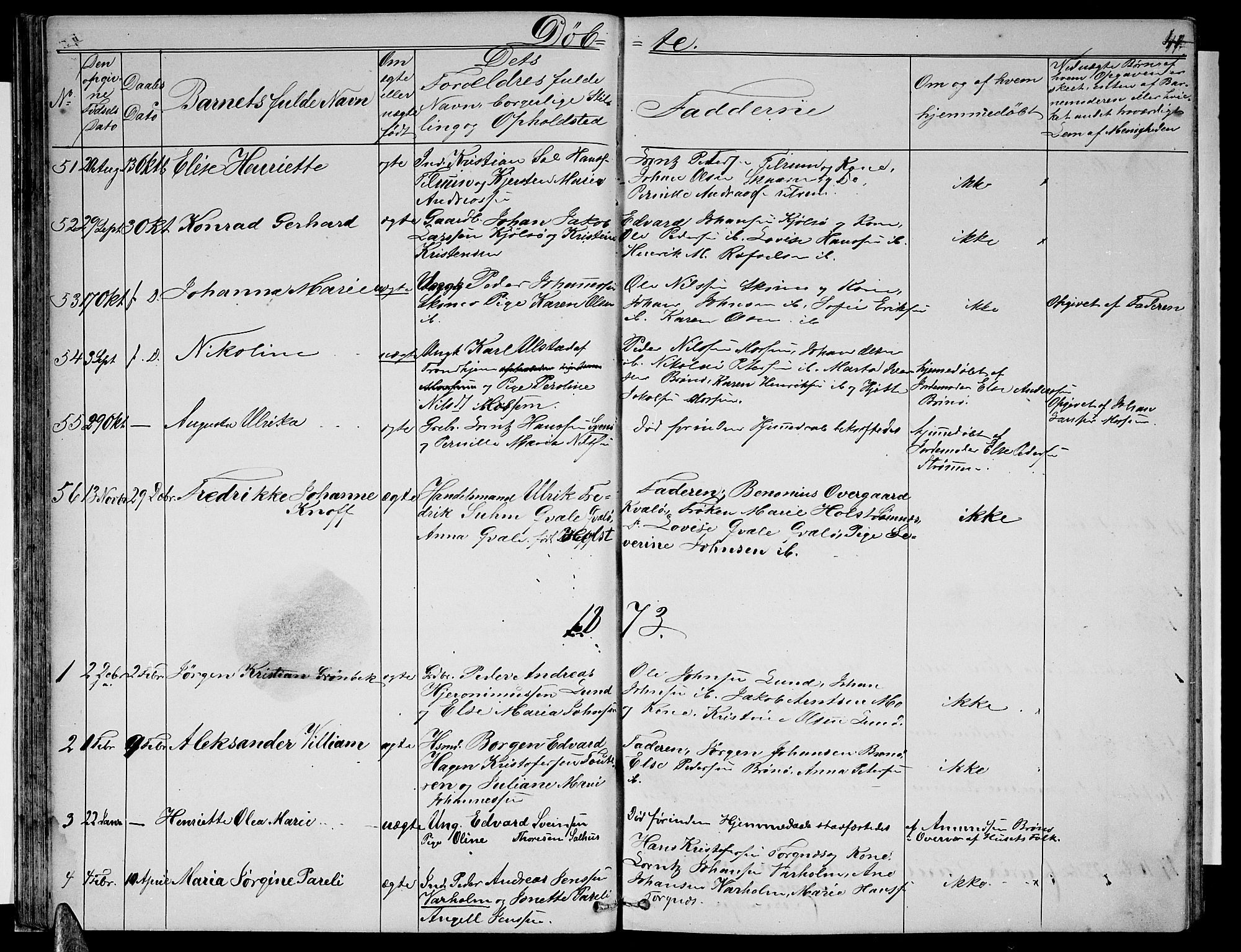 Ministerialprotokoller, klokkerbøker og fødselsregistre - Nordland, SAT/A-1459/813/L0212: Parish register (copy) no. 813C04, 1864-1886, p. 41