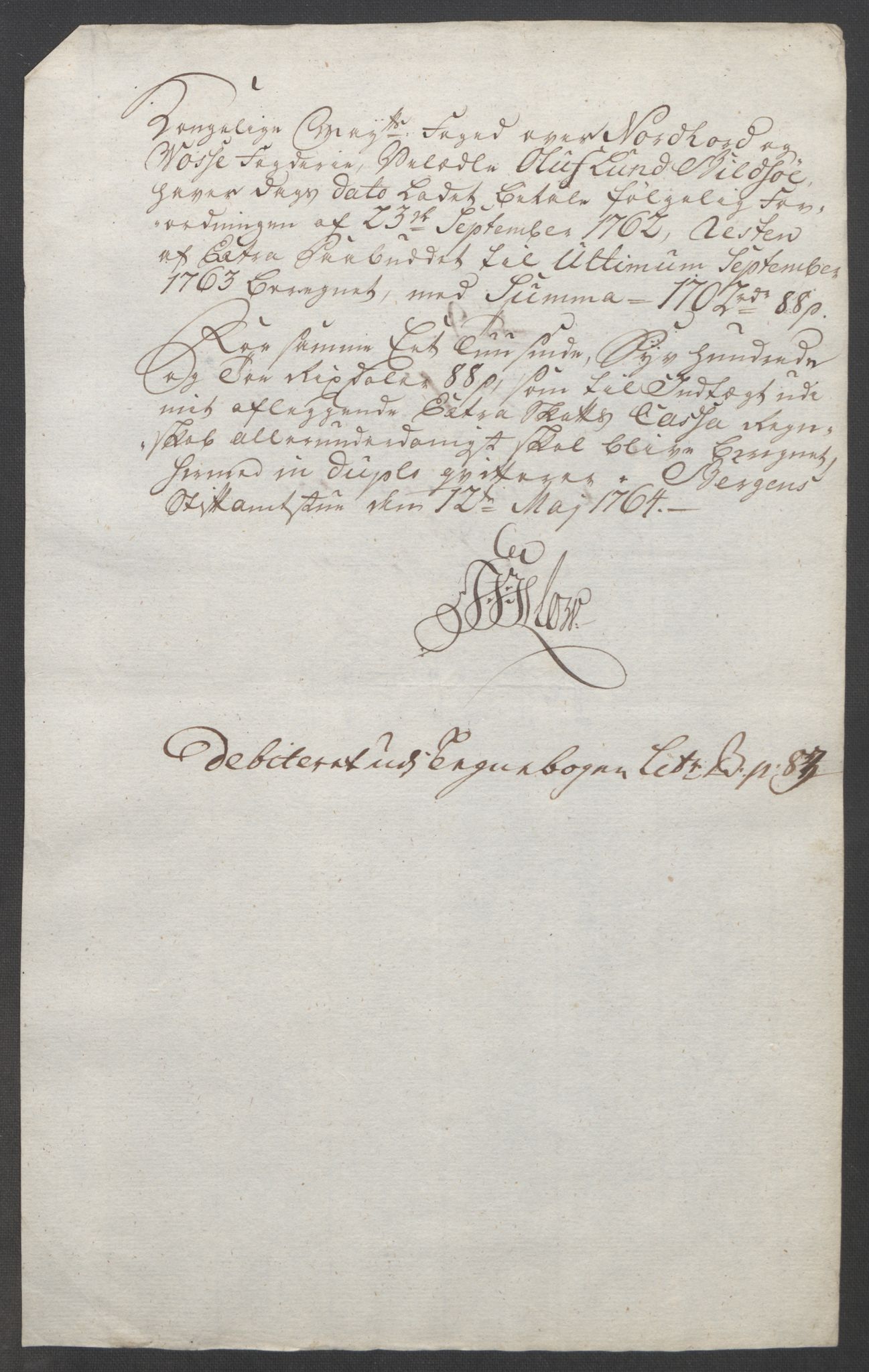 Rentekammeret inntil 1814, Reviderte regnskaper, Fogderegnskap, AV/RA-EA-4092/R51/L3303: Ekstraskatten Nordhordland og Voss, 1762-1772, p. 67