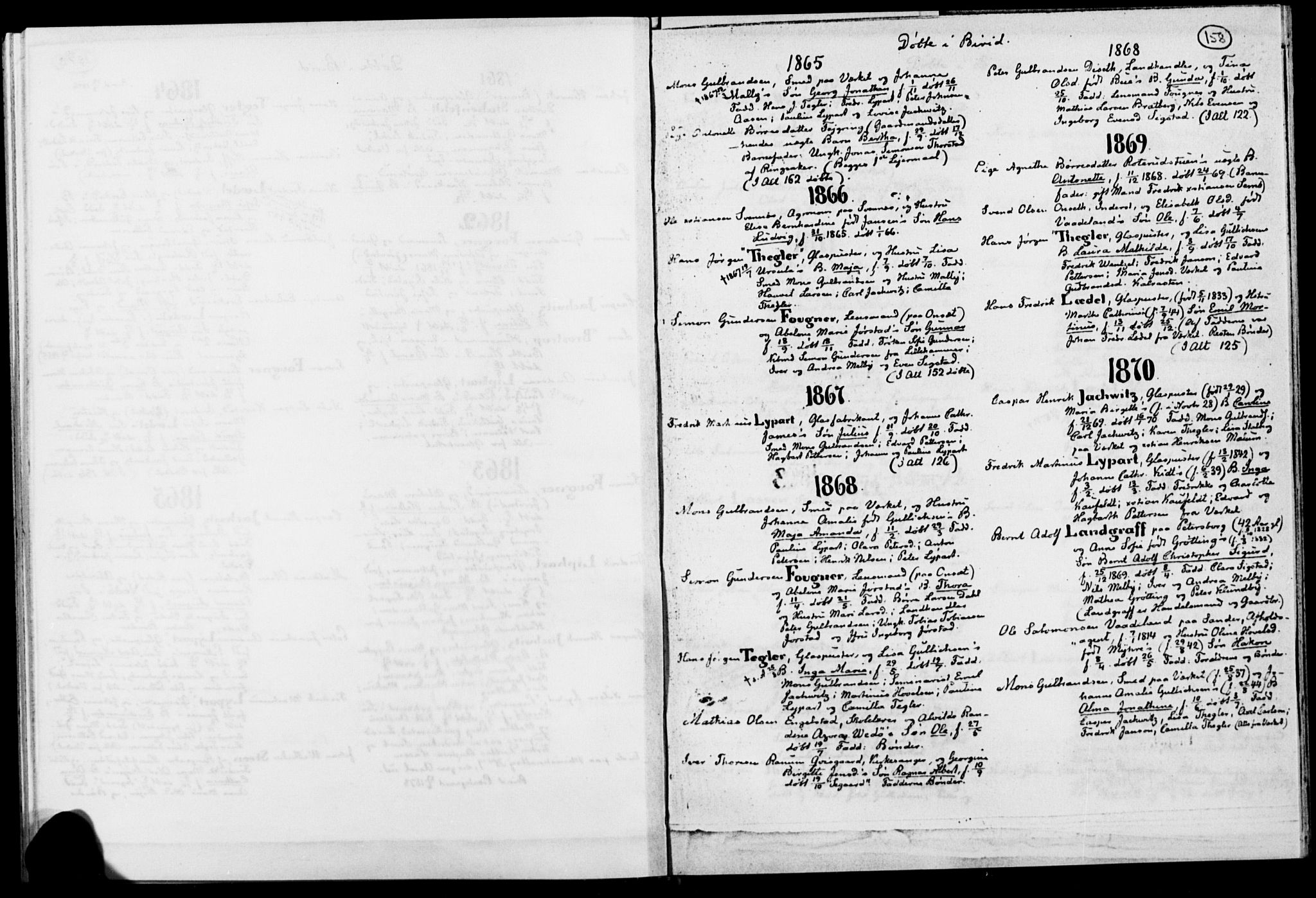Lassens samlinger, RA/PA-0051/F/Fc: Parish register (official) no. L0081, 1730-1879, p. 158