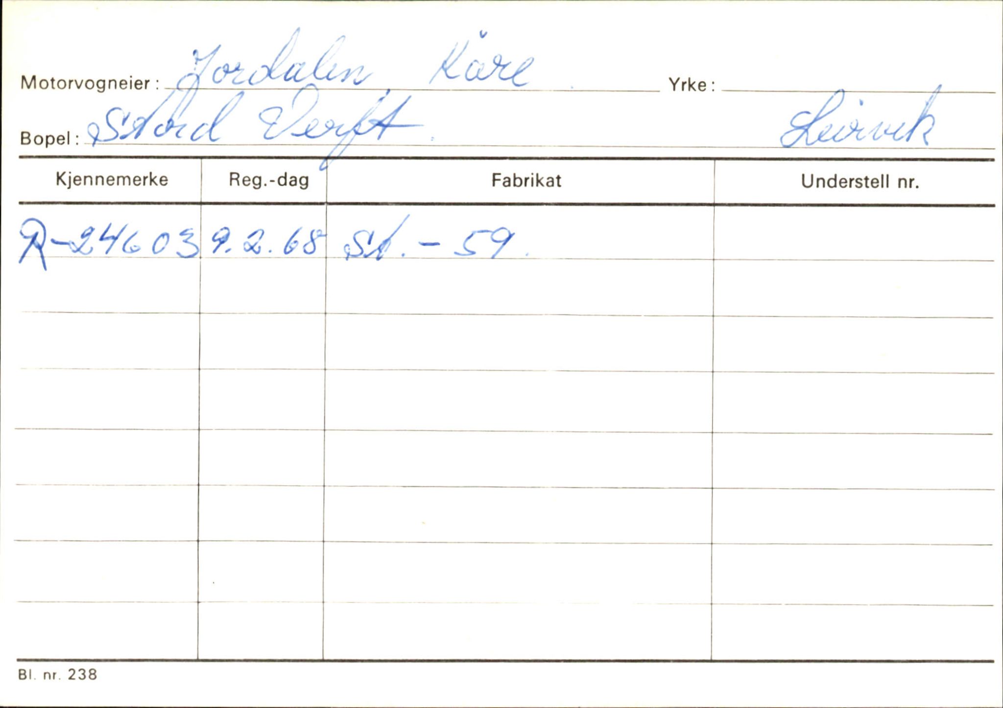 Statens vegvesen, Hordaland vegkontor, AV/SAB-A-5201/2/Ha/L0028: R-eierkort J-K, 1920-1971, p. 25