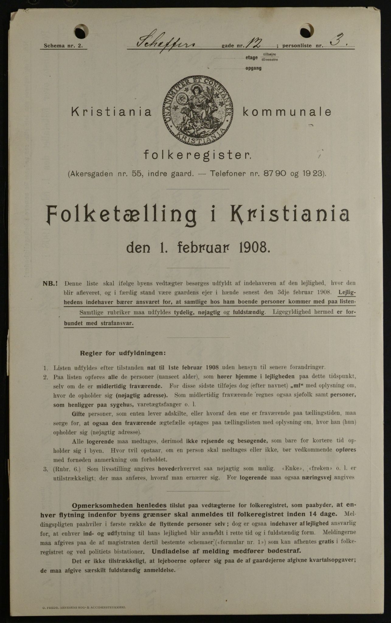 OBA, Municipal Census 1908 for Kristiania, 1908, p. 83962