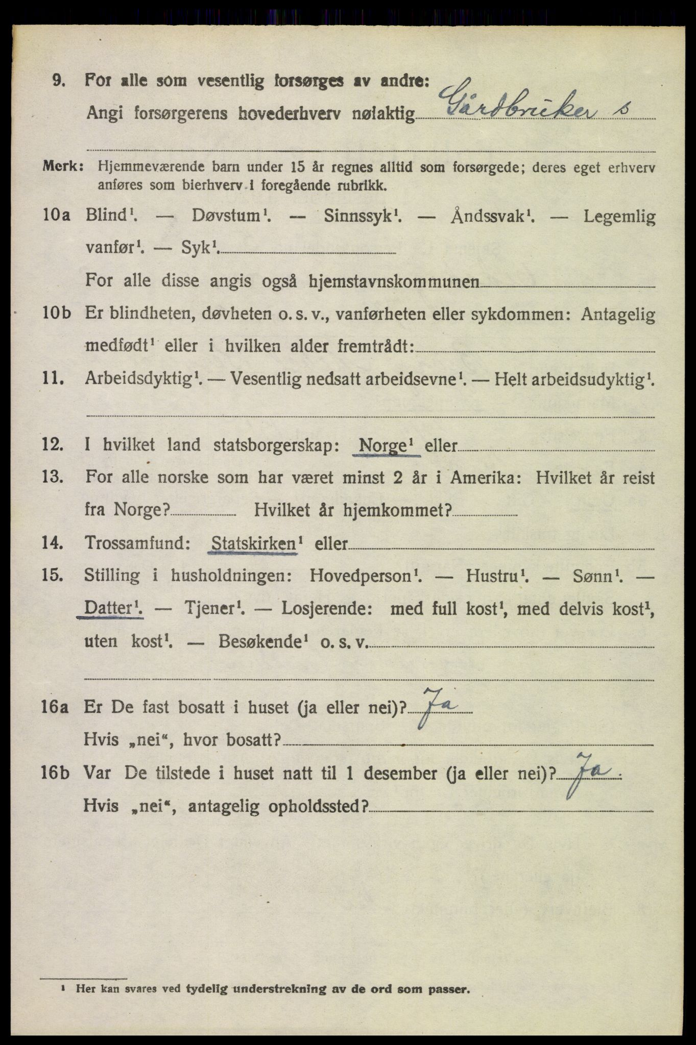 SAH, 1920 census for Eidskog, 1920, p. 3700