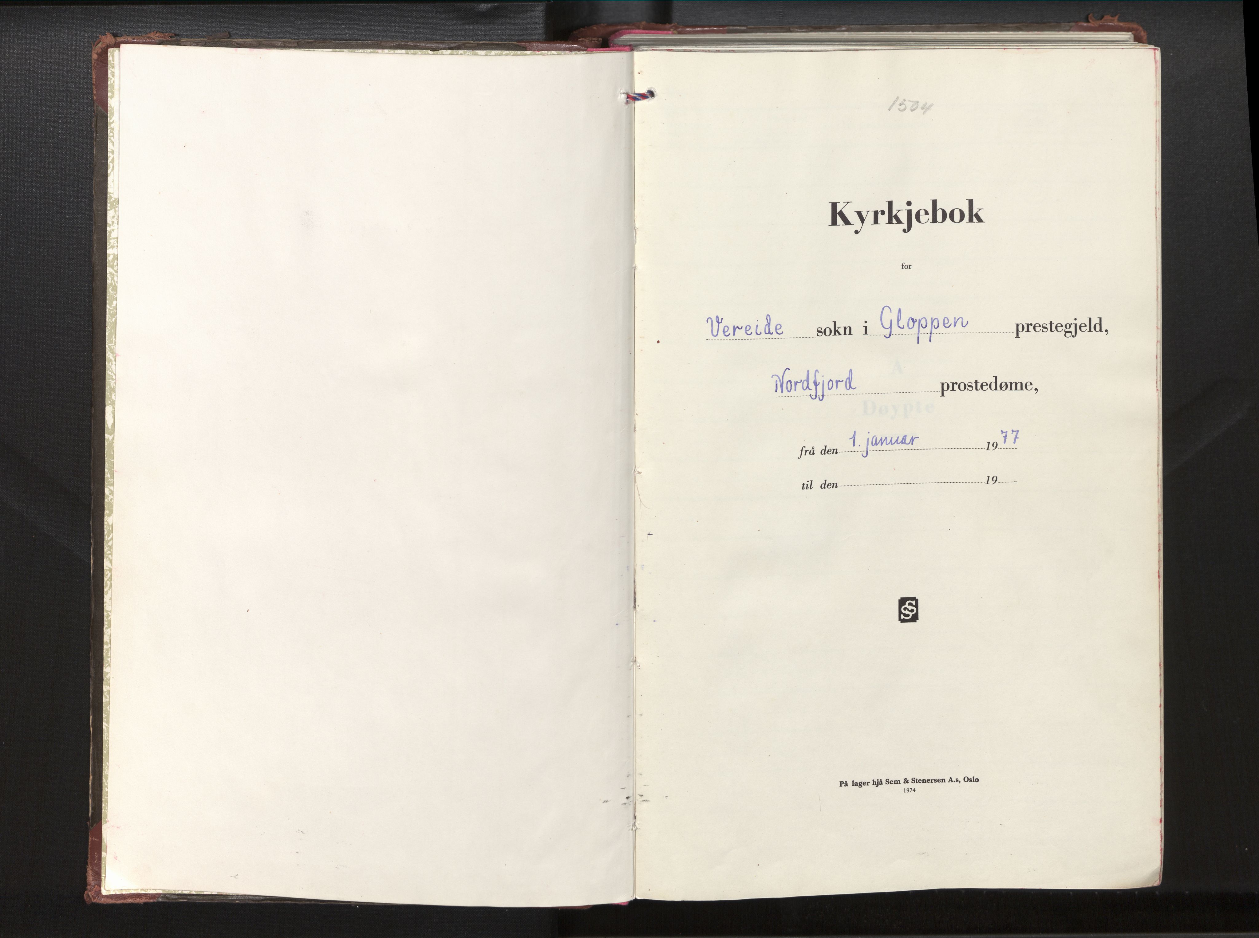 Gloppen sokneprestembete, SAB/A-80101/H/Haa/Haab/L0005: Parish register (official) no. B 5, 1977-2005