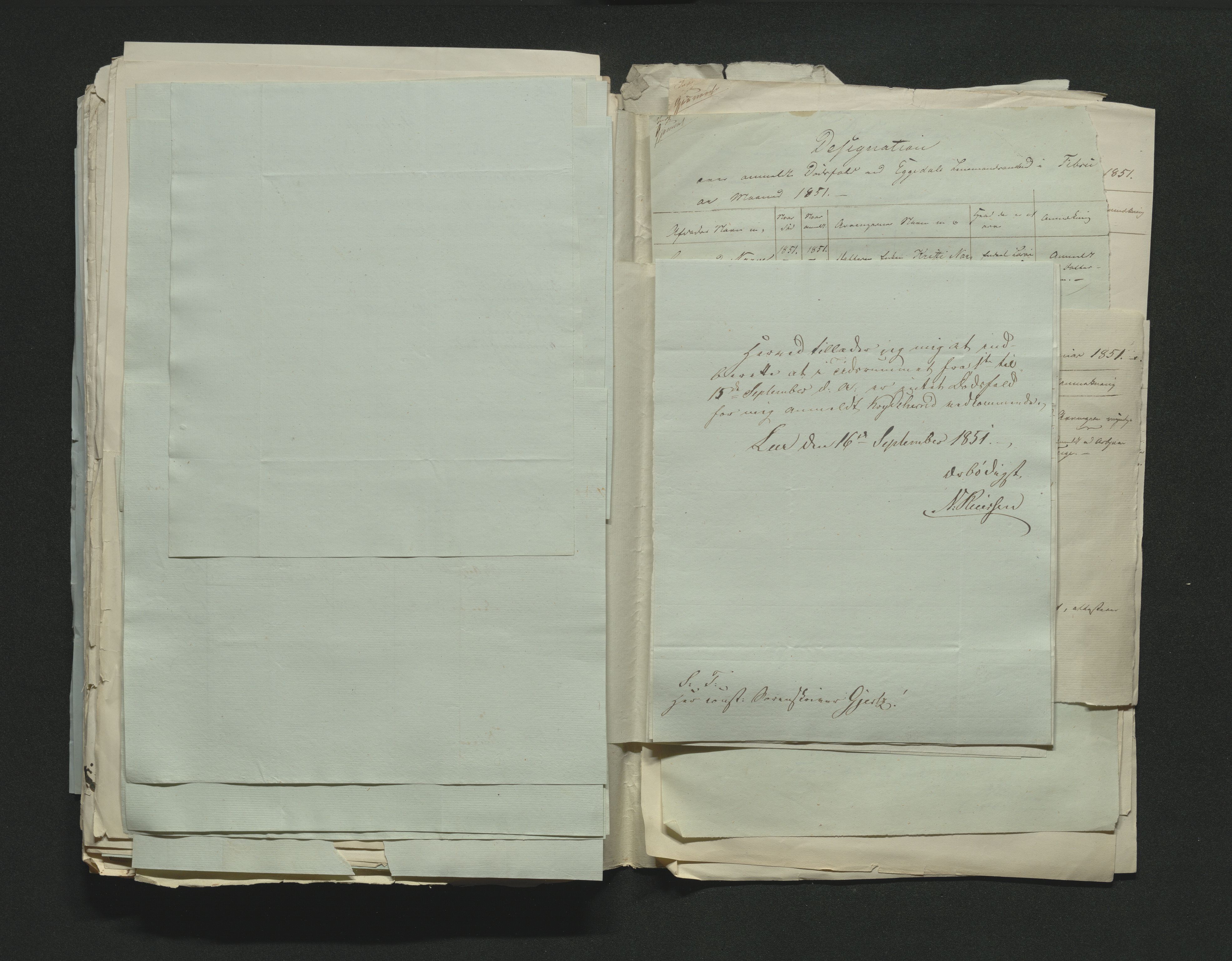 Eiker, Modum og Sigdal sorenskriveri, AV/SAKO-A-123/H/Ha/Hab/L0008: Dødsfallsmeldinger, 1850-1853
