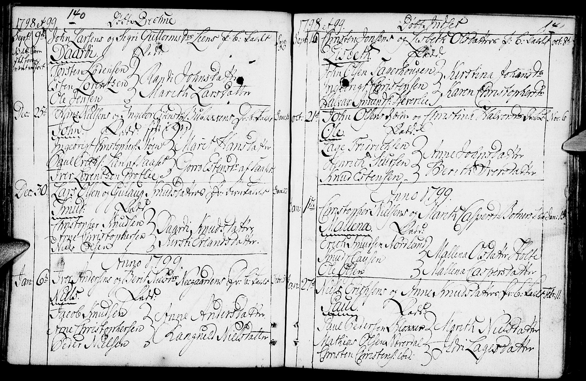 Kvikne prestekontor, AV/SAH-PREST-064/H/Ha/Haa/L0003: Parish register (official) no. 3, 1785-1814, p. 140-141