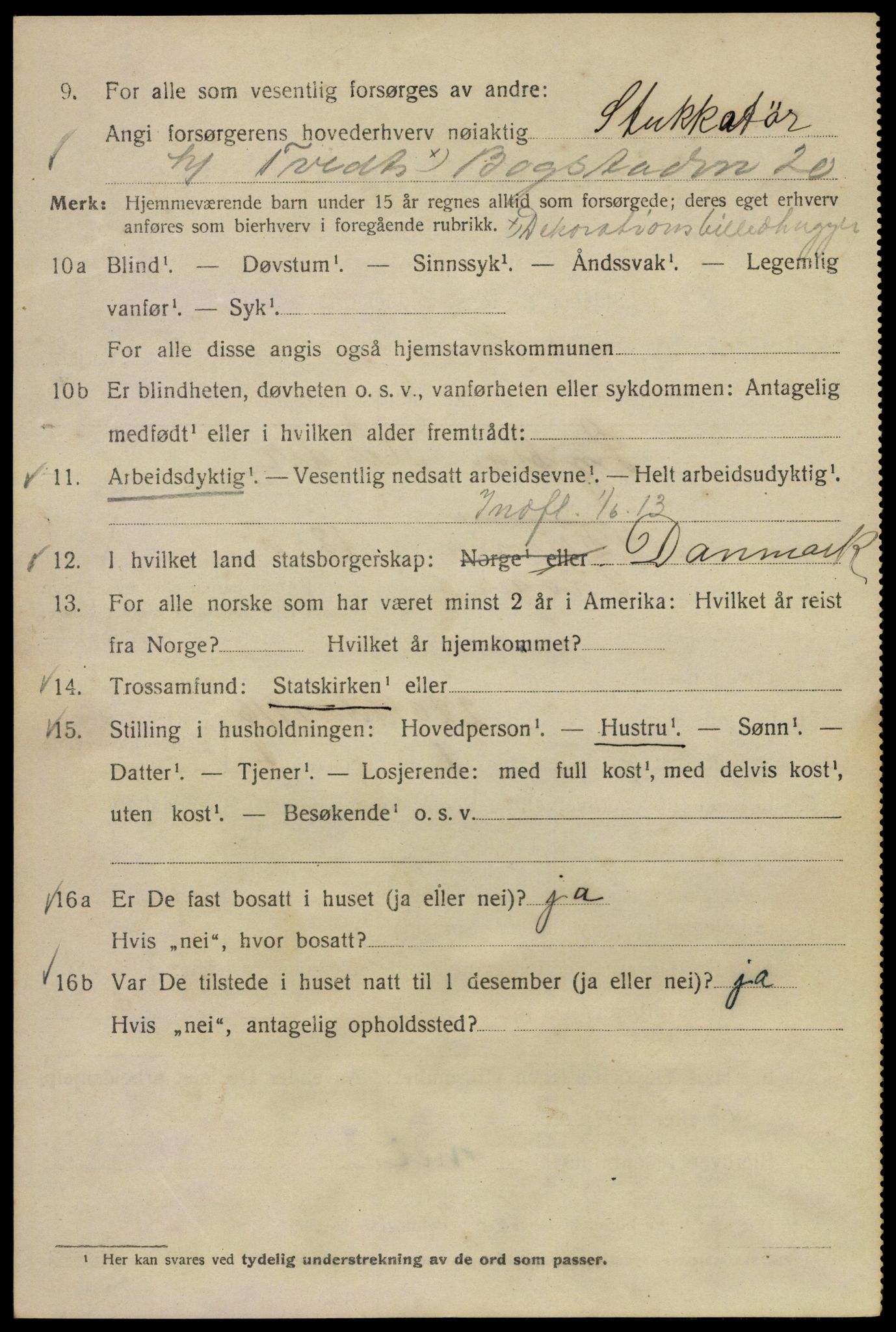 SAO, 1920 census for Kristiania, 1920, p. 428058