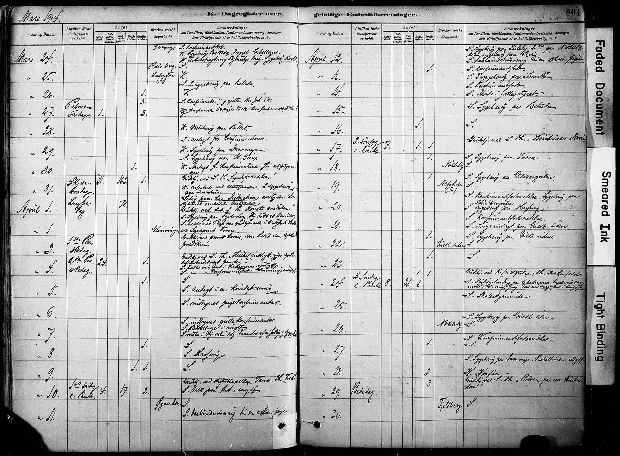 Glemmen prestekontor Kirkebøker, AV/SAO-A-10908/F/Fa/L0012: Parish register (official) no. 12, 1878-1973, p. 804