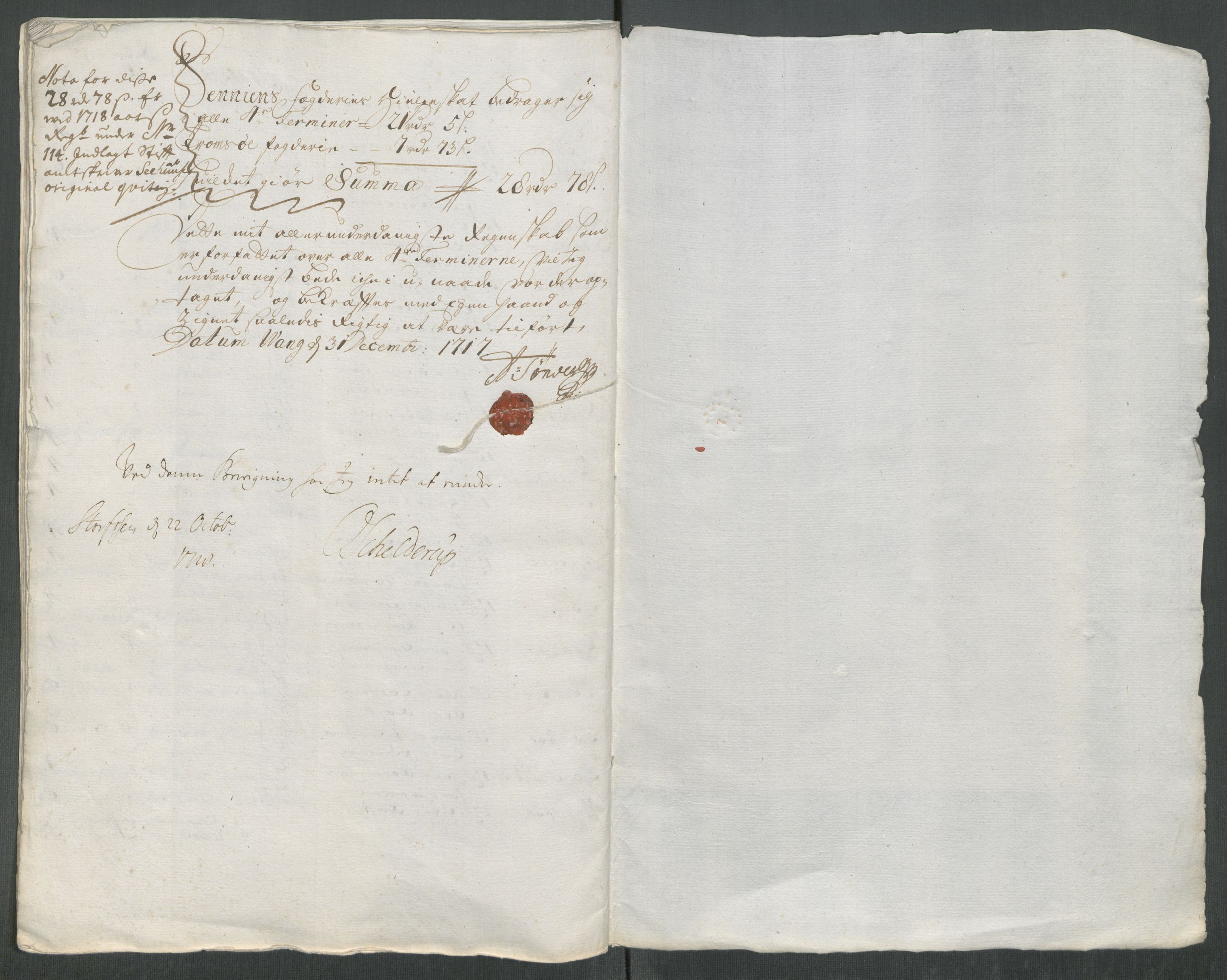 Rentekammeret inntil 1814, Reviderte regnskaper, Fogderegnskap, AV/RA-EA-4092/R68/L4763: Fogderegnskap Senja og Troms, 1717, p. 42