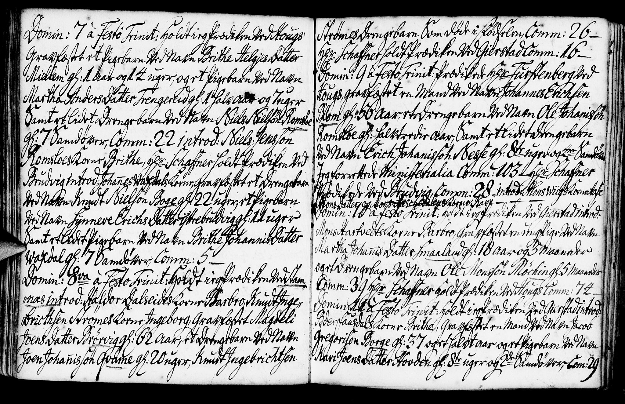 Haus sokneprestembete, AV/SAB-A-75601/H/Haa: Parish register (official) no. A 7, 1748-1766, p. 132