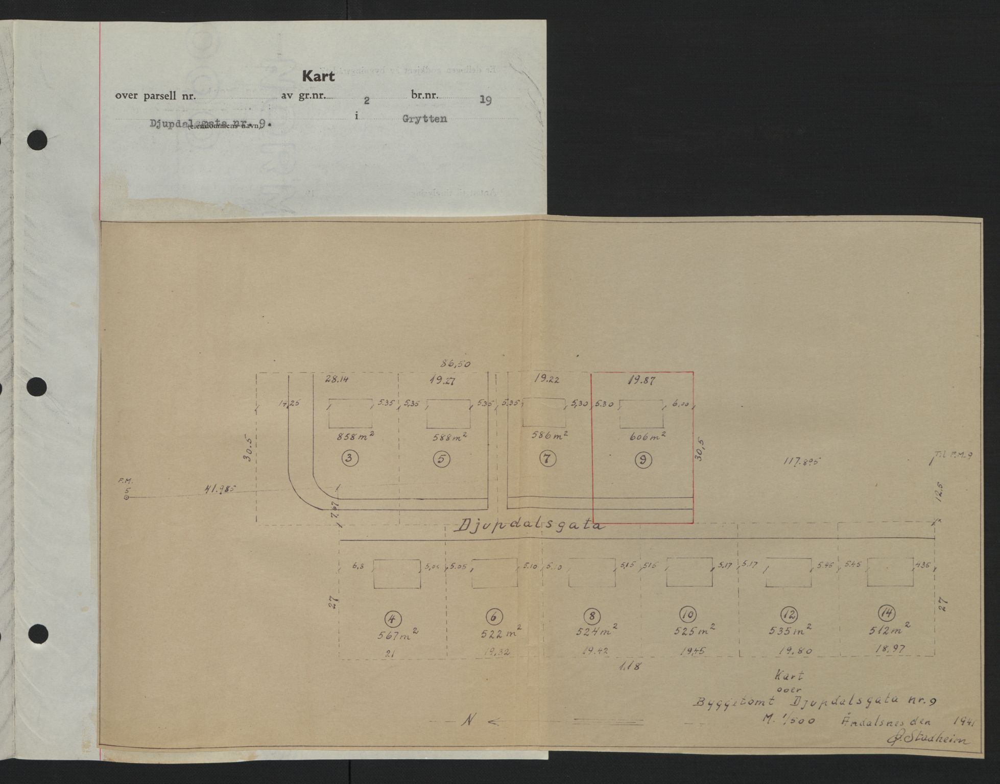 Romsdal sorenskriveri, AV/SAT-A-4149/1/2/2C: Mortgage book no. A11, 1941-1942, Diary no: : 1840/1941