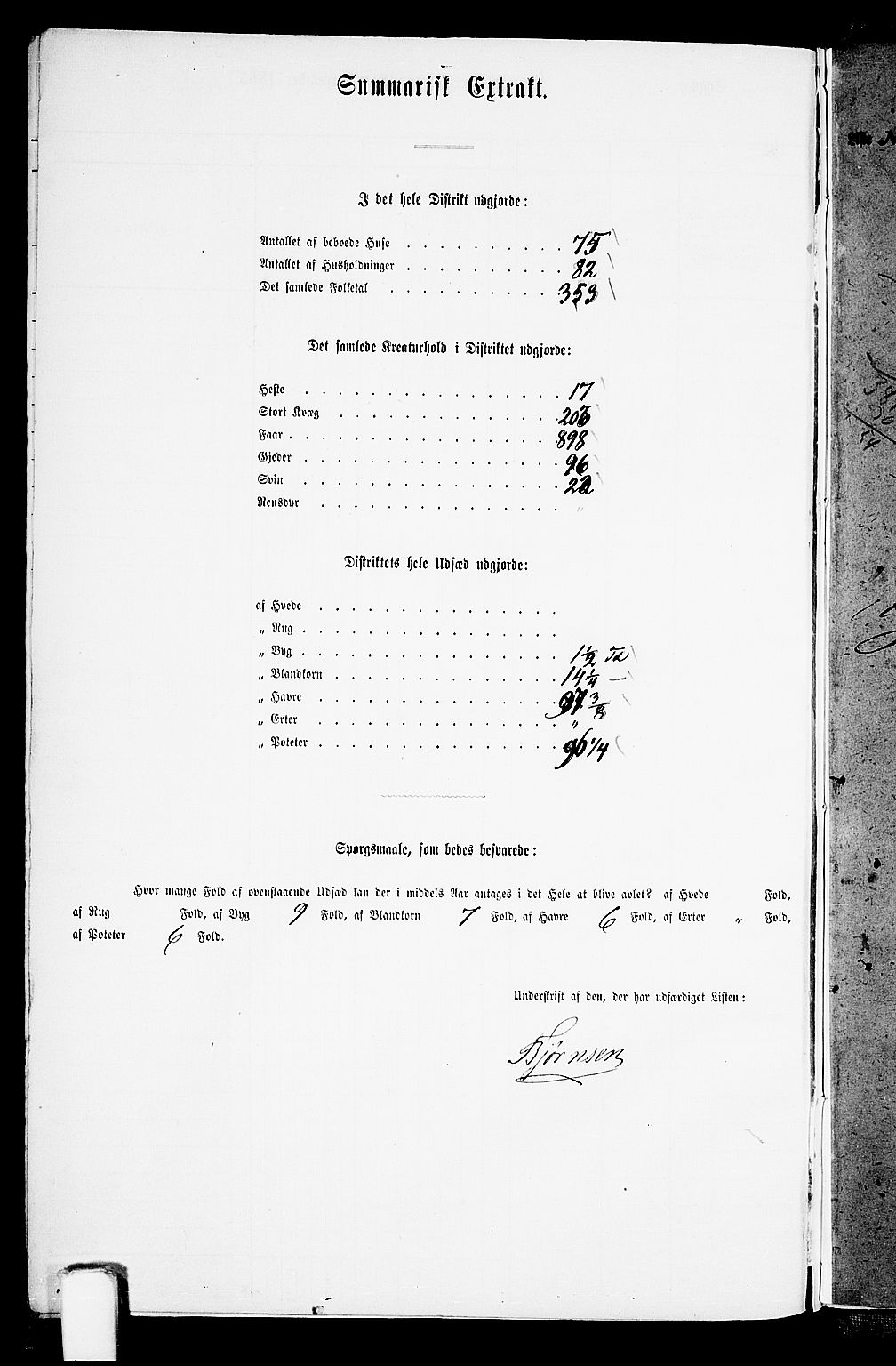 RA, 1865 census for Jelsa, 1865, p. 111