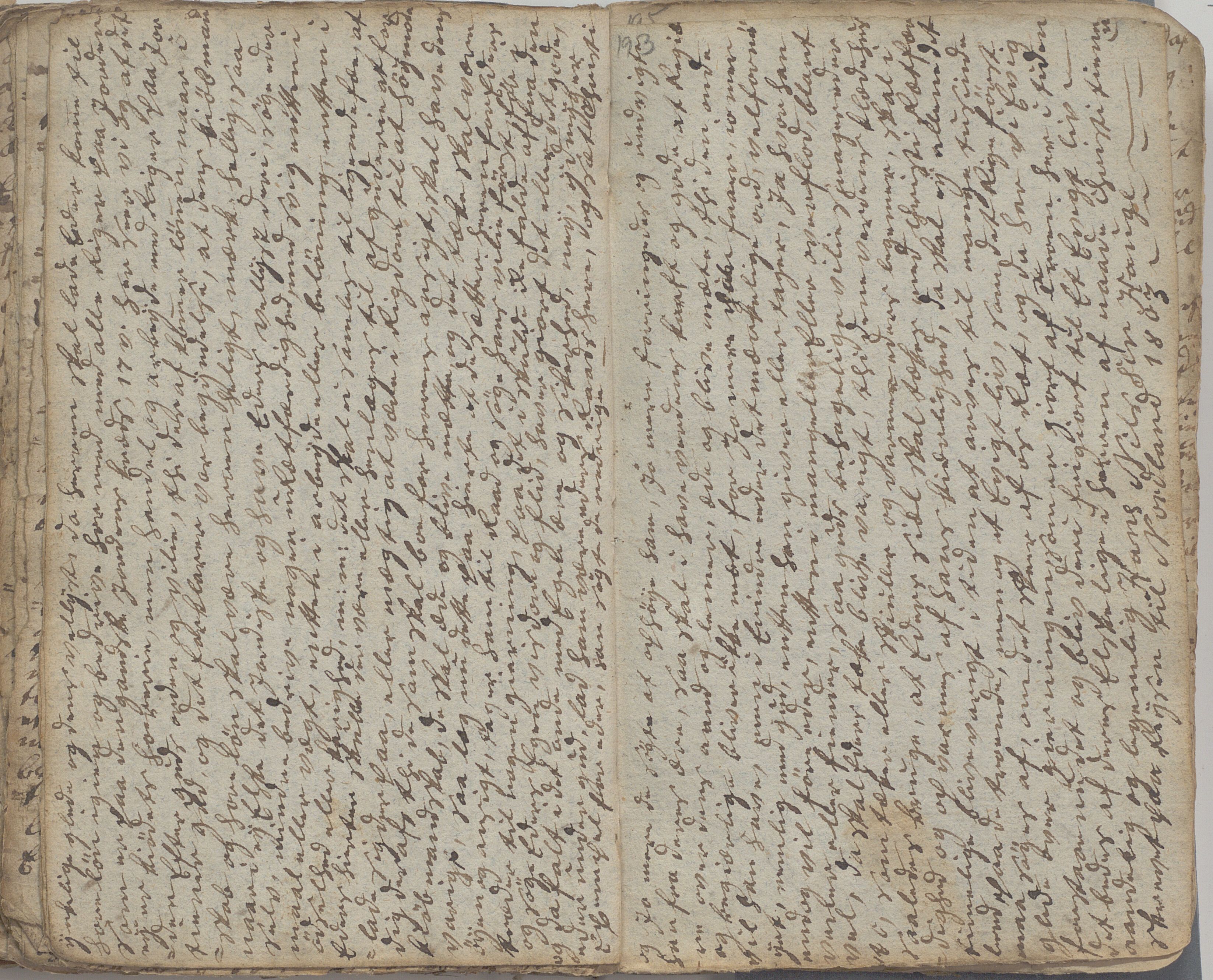 Heggtveitsamlingen, TMF/A-1007/H/L0046/0007: Brev, kopibøker, prekener, manus etc.  / "Fossem" - Kopibok. Sanger og brev, 1800-1802, p. 193