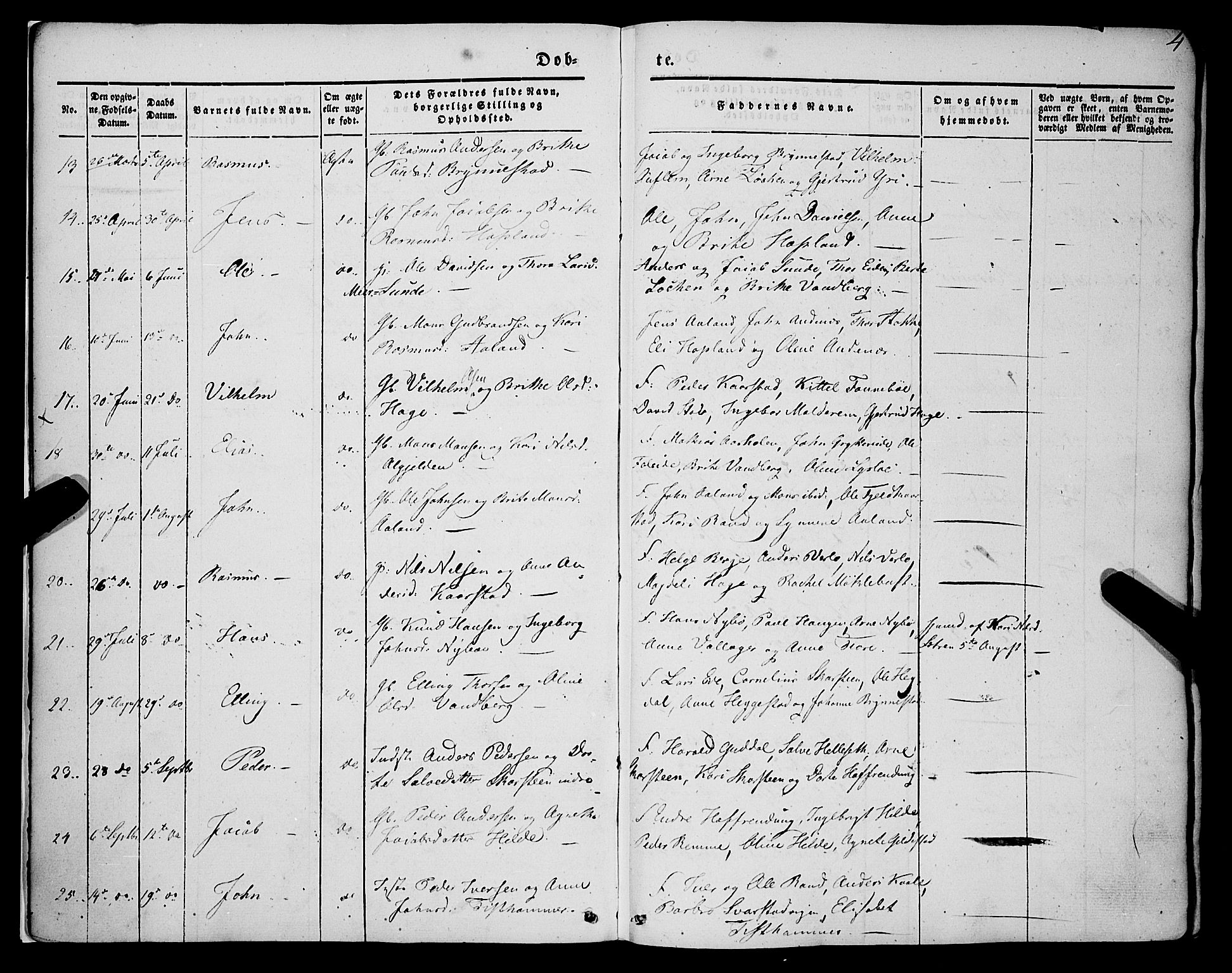 Innvik sokneprestembete, SAB/A-80501: Parish register (official) no. A 5, 1847-1865, p. 4