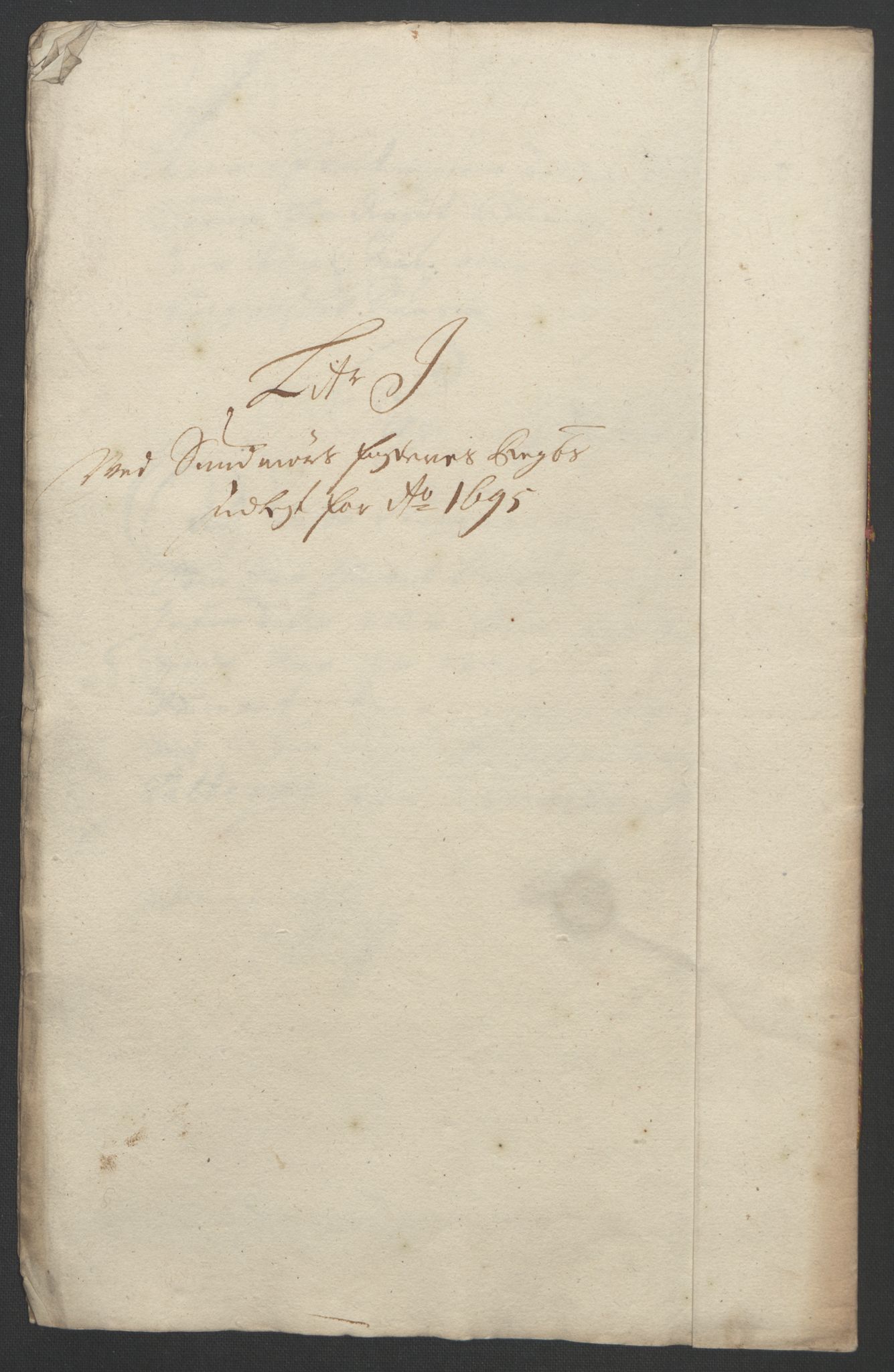 Rentekammeret inntil 1814, Reviderte regnskaper, Fogderegnskap, RA/EA-4092/R54/L3555: Fogderegnskap Sunnmøre, 1694-1695, p. 312