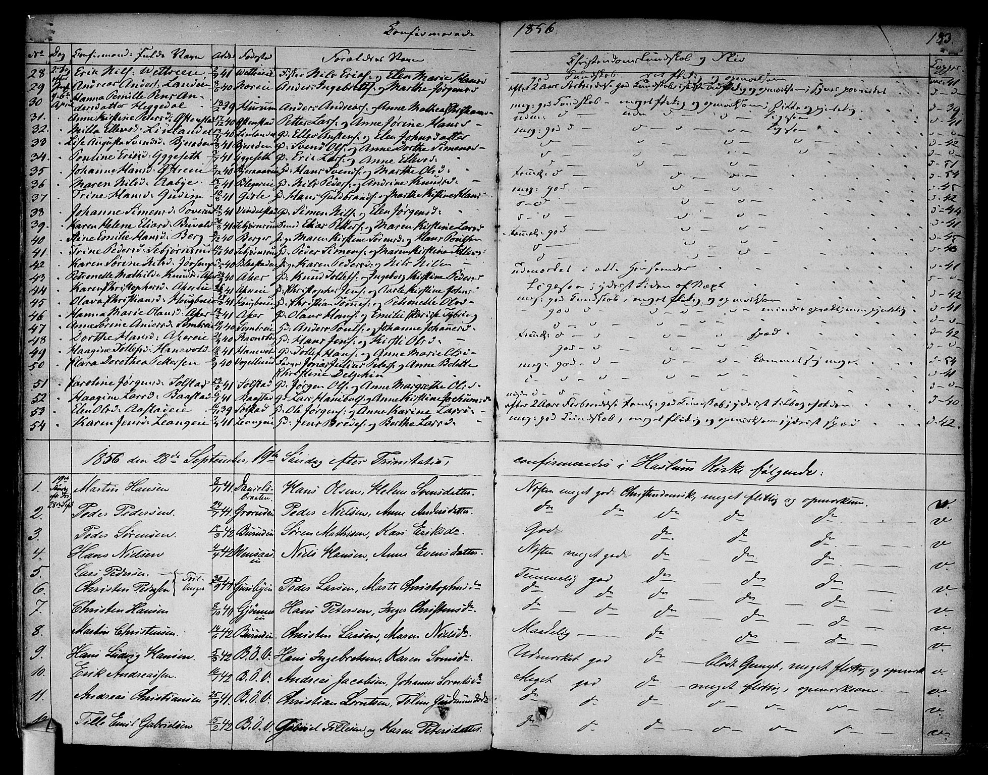 Asker prestekontor Kirkebøker, SAO/A-10256a/F/Fa/L0009: Parish register (official) no. I 9, 1825-1878, p. 183