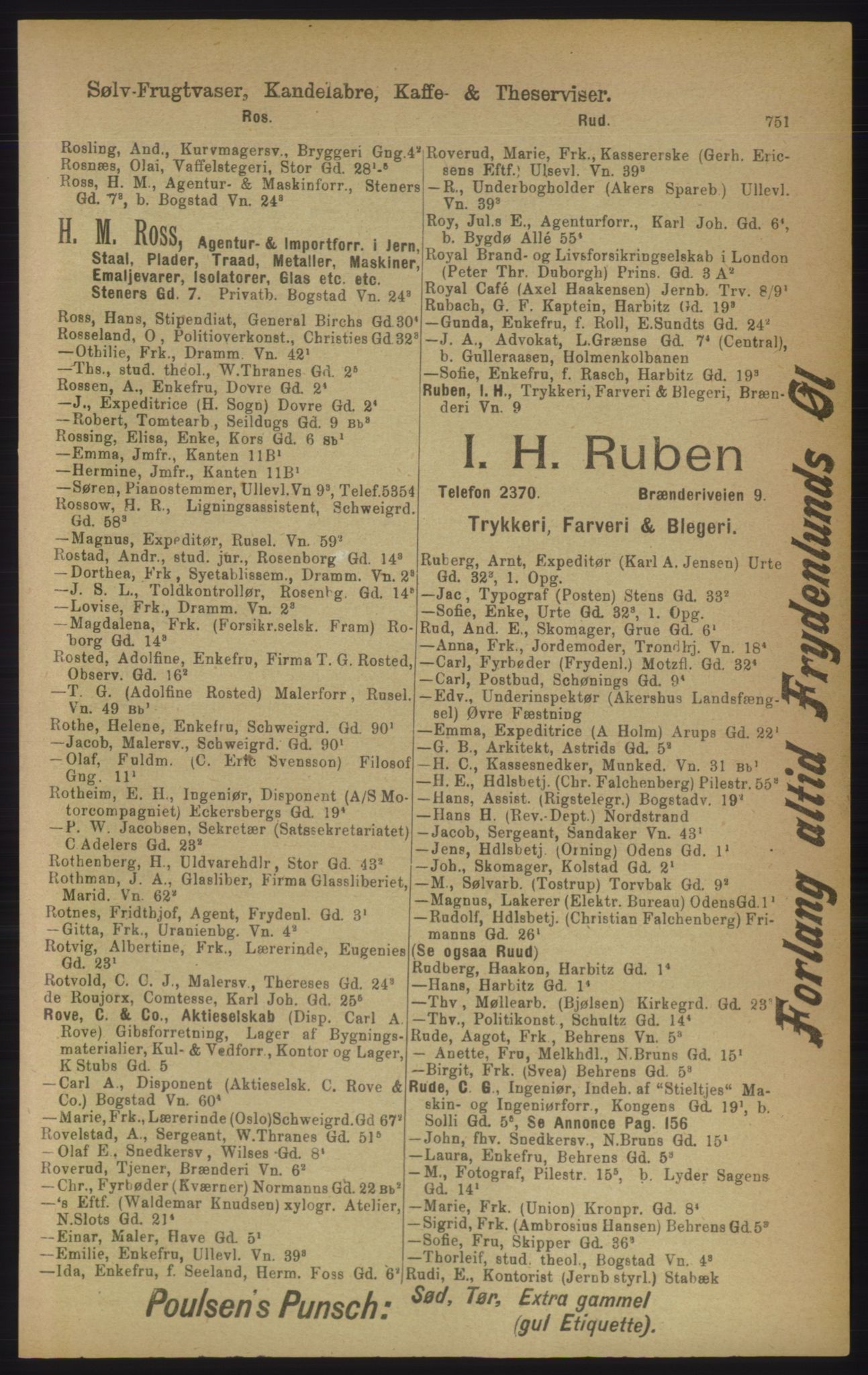 Kristiania/Oslo adressebok, PUBL/-, 1906, p. 751