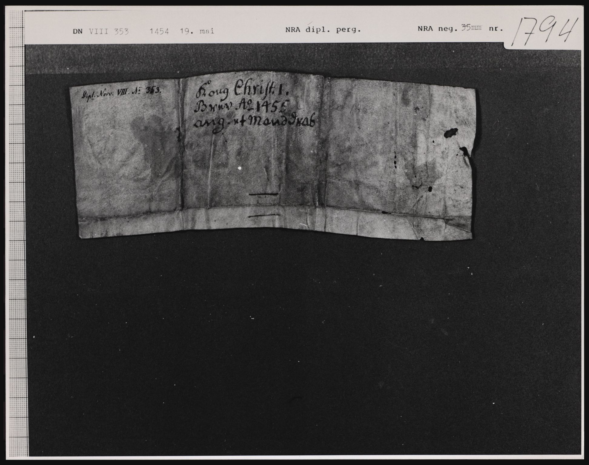 Riksarkivets diplomsamling, AV/RA-EA-5965/F01, 1337-1571, p. 4162