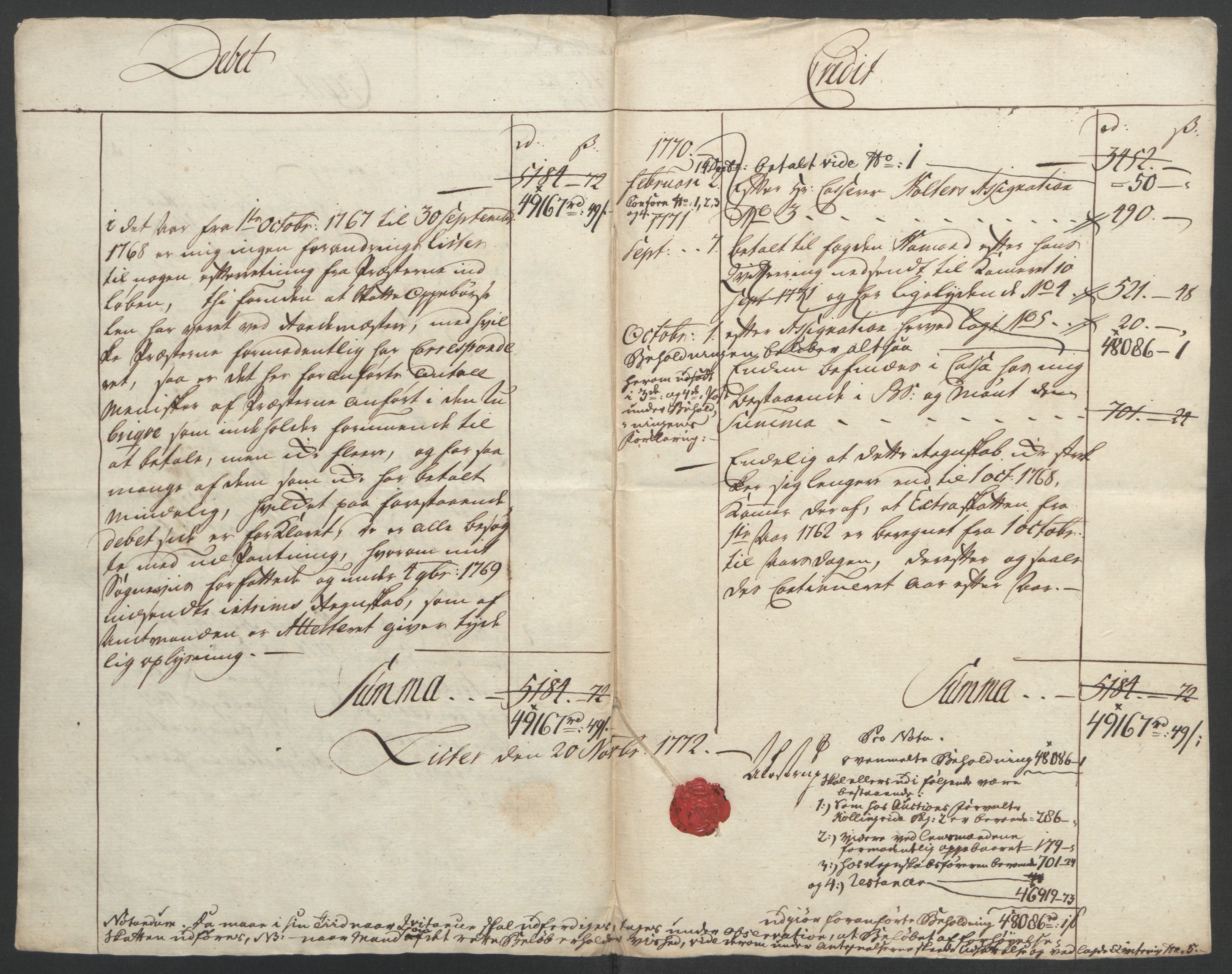 Rentekammeret inntil 1814, Reviderte regnskaper, Fogderegnskap, AV/RA-EA-4092/R45/L2704: Ekstraskatten Lista og Mandal, 1762-1768, p. 287