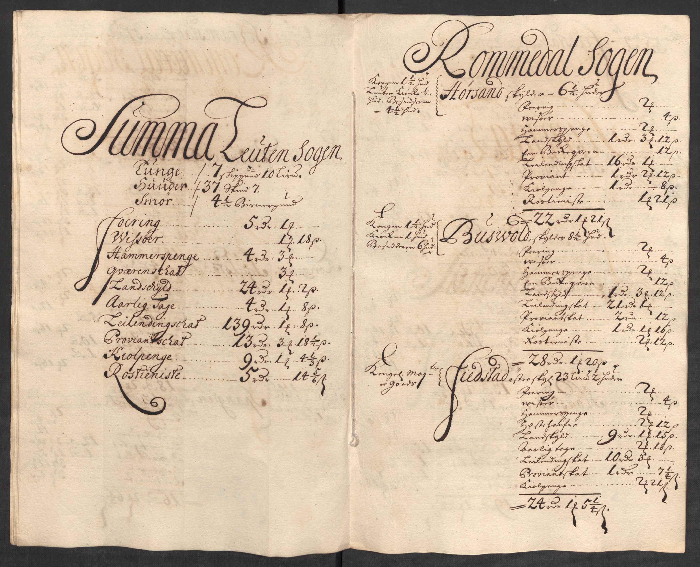 Rentekammeret inntil 1814, Reviderte regnskaper, Fogderegnskap, AV/RA-EA-4092/R16/L1040: Fogderegnskap Hedmark, 1701-1702, p. 320