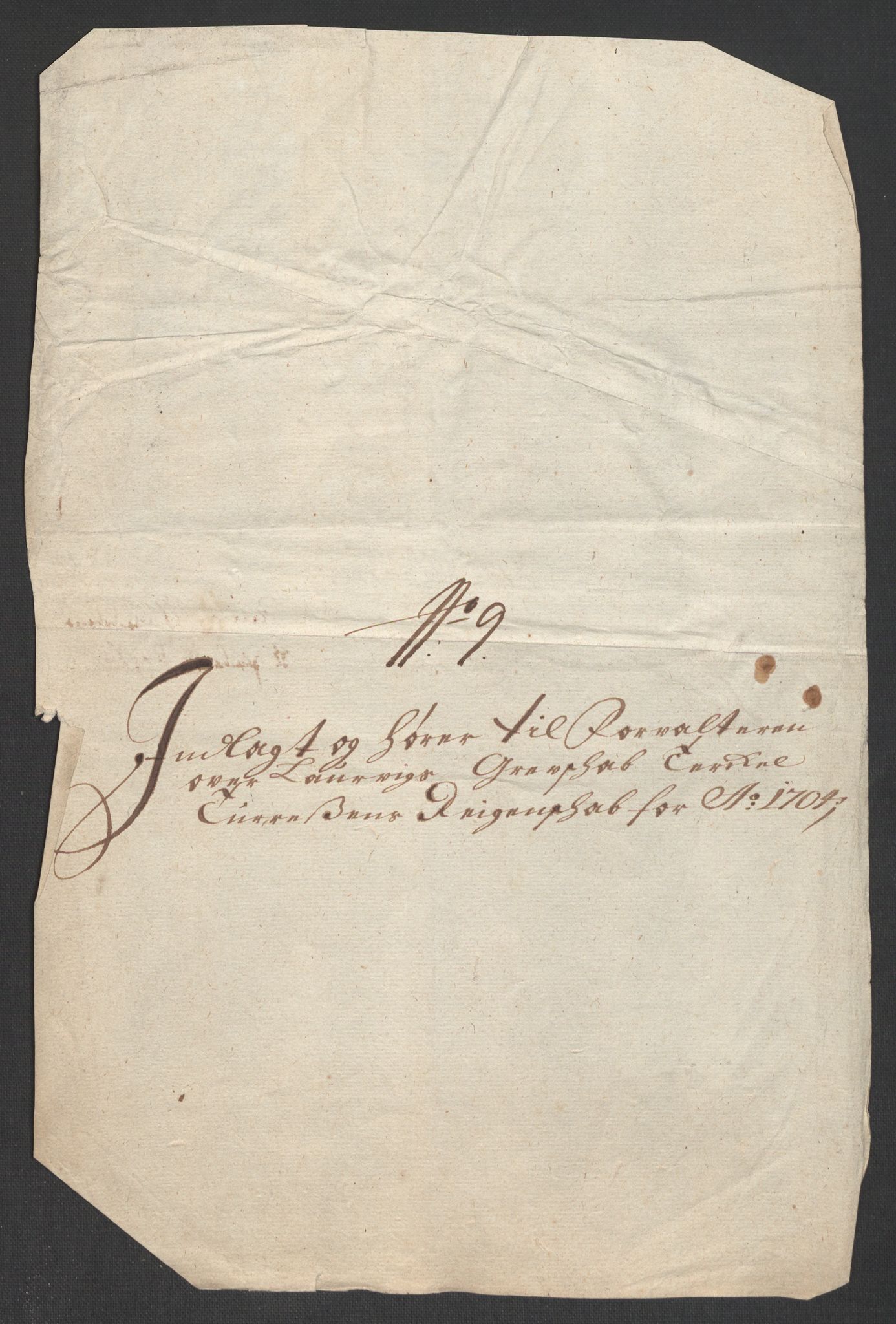 Rentekammeret inntil 1814, Reviderte regnskaper, Fogderegnskap, RA/EA-4092/R33/L1978: Fogderegnskap Larvik grevskap, 1704-1705, p. 242