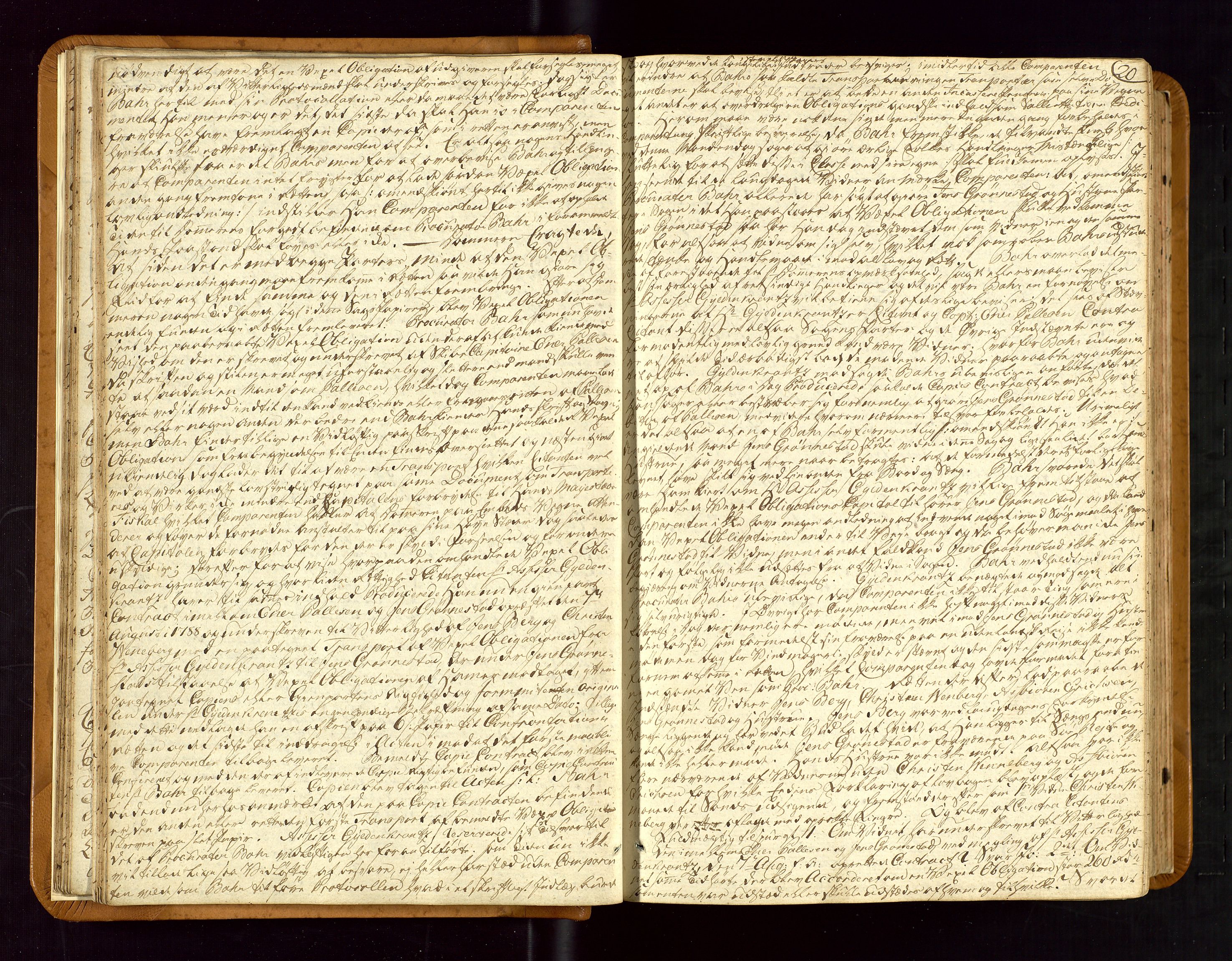 Stavanger byfogd, AV/SAST-A-101408/001/3/30/30BA/L0047: Bytingprotkoll, 1788-1798, p. 19b-20a