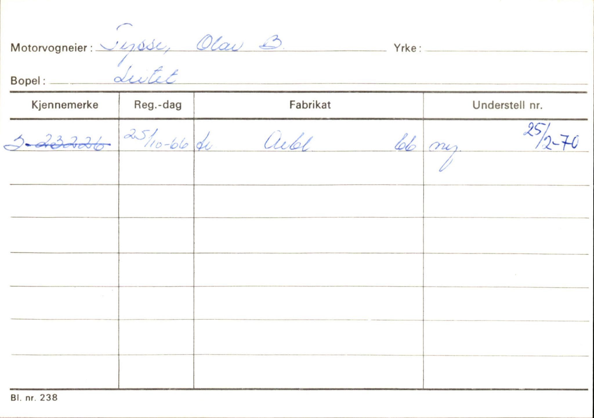 Statens vegvesen, Sogn og Fjordane vegkontor, AV/SAB-A-5301/4/F/L0126: Eigarregister Fjaler M-Å. Leikanger A-Å, 1945-1975, p. 505