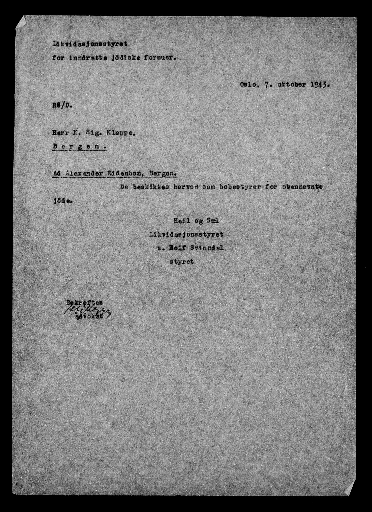 Justisdepartementet, Tilbakeføringskontoret for inndratte formuer, AV/RA-S-1564/H/Hc/Hcd/L0994: --, 1945-1947, p. 509