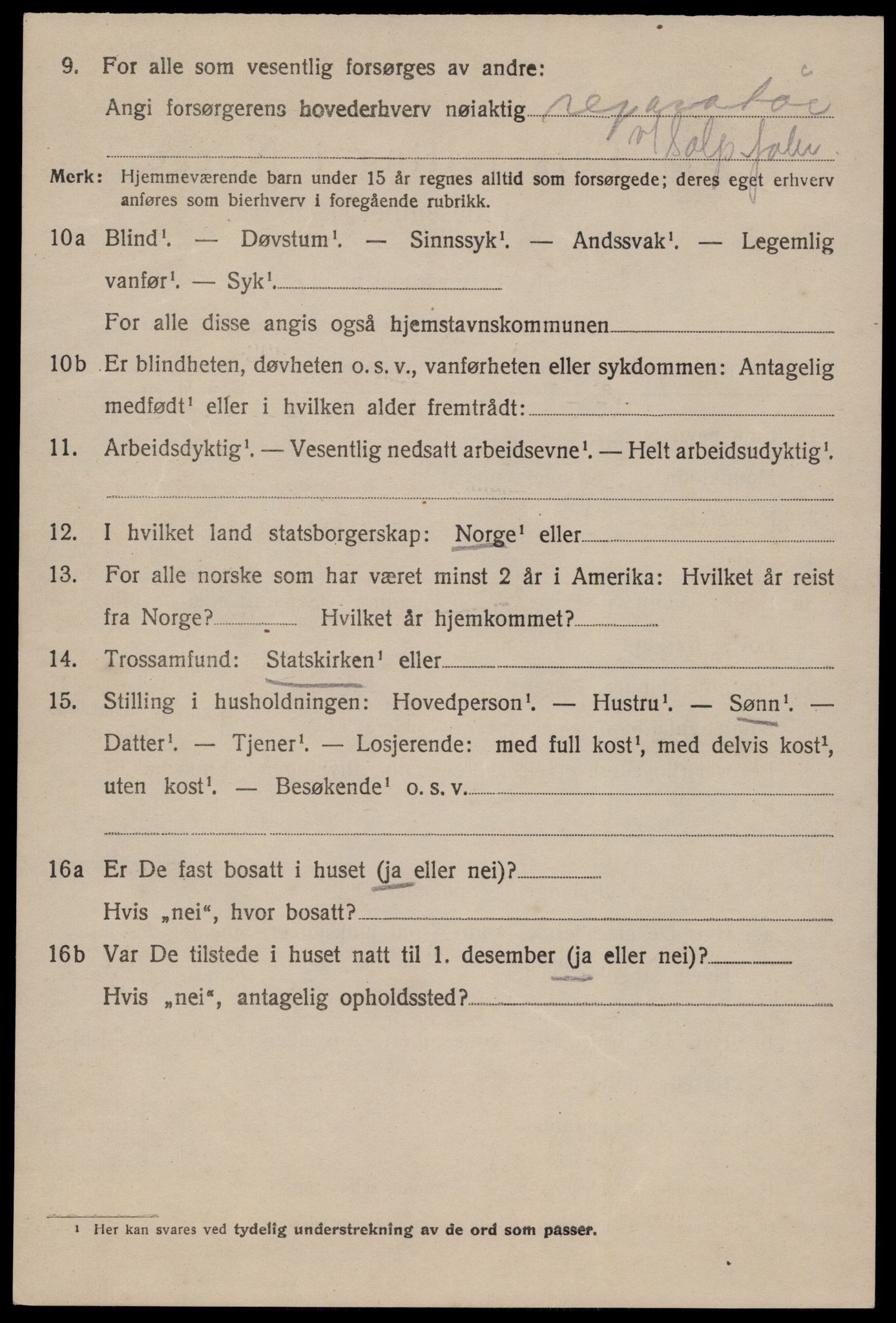 SAKO, 1920 census for Tinn, 1920, p. 23749