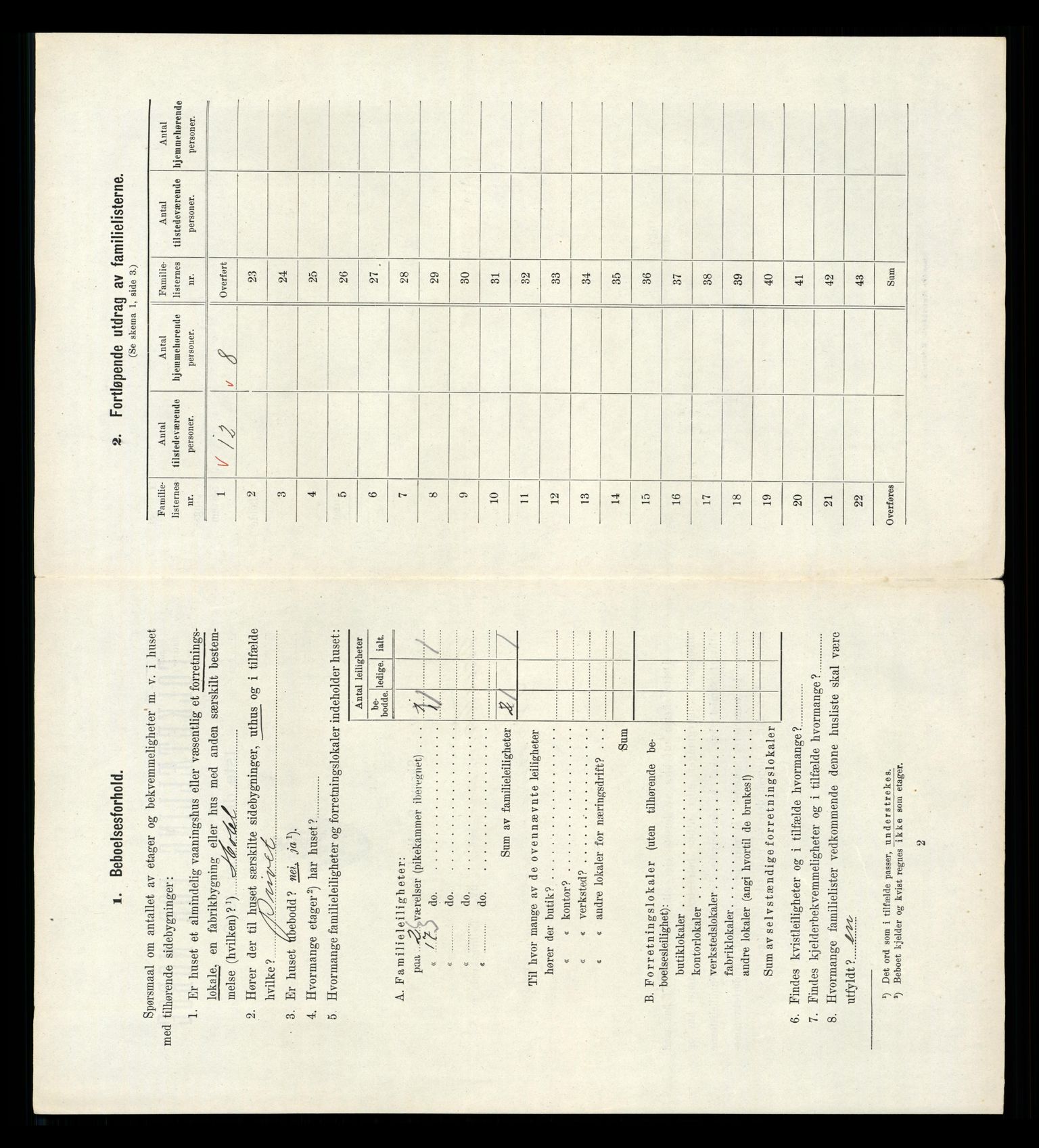 RA, 1910 census for Kristiansand, 1910, p. 995