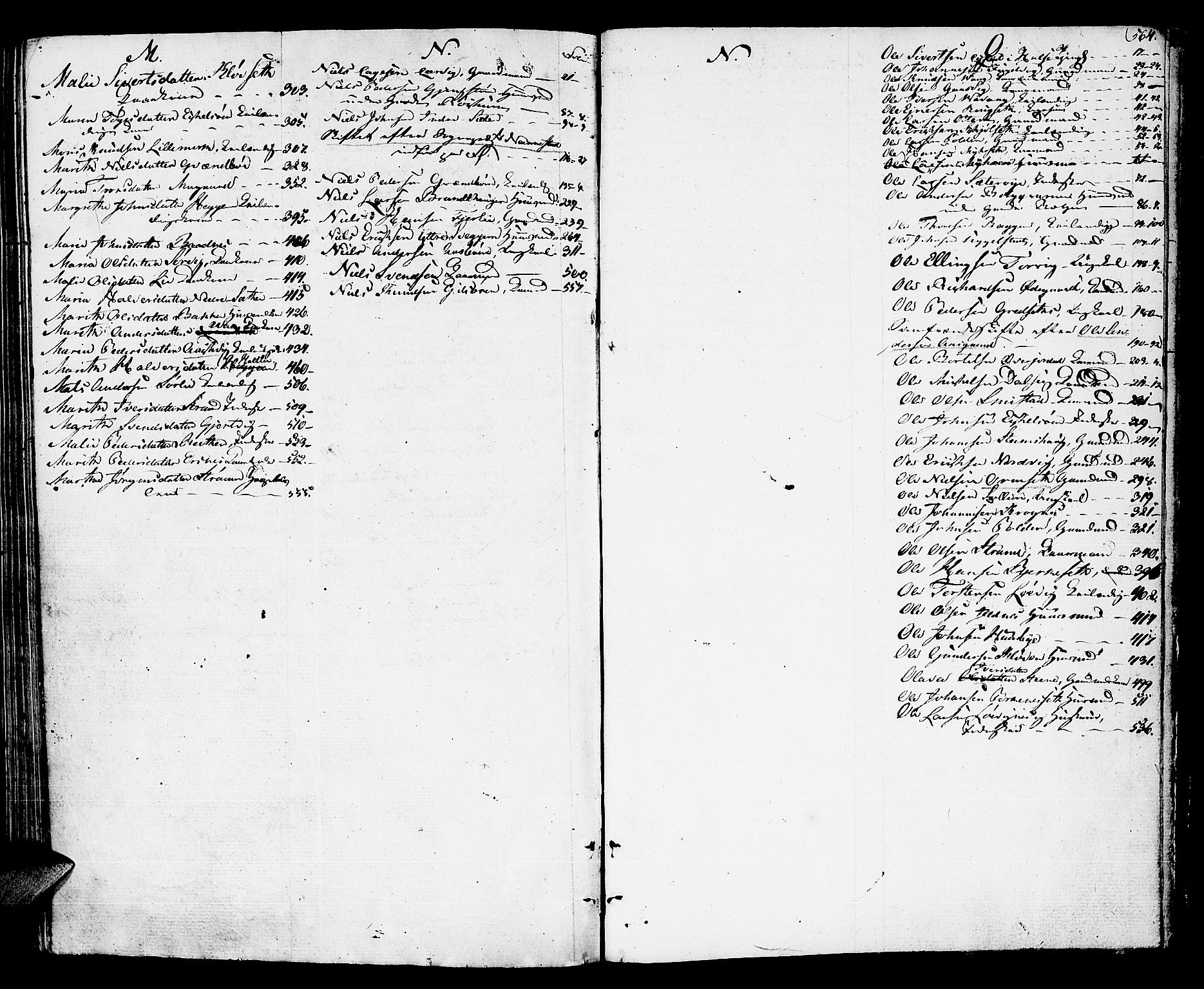 Nordmøre sorenskriveri, SAT/A-4132/1/3/3A/L0026: Skifteprotokoll nr. 24, 1817-1822, p. 563b-564a