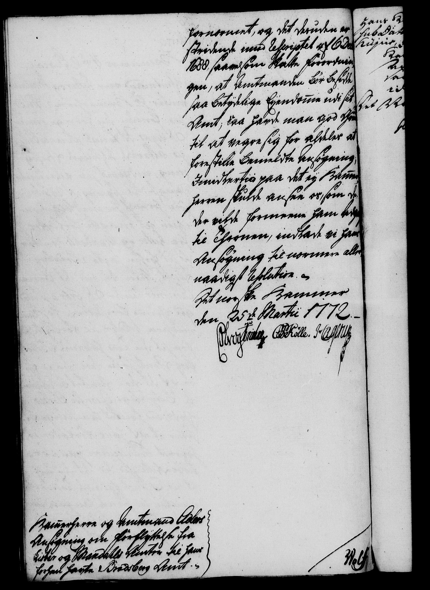 Rentekammeret, Kammerkanselliet, RA/EA-3111/G/Gf/Gfa/L0054: Norsk relasjons- og resolusjonsprotokoll (merket RK 52.54), 1771-1772, p. 360