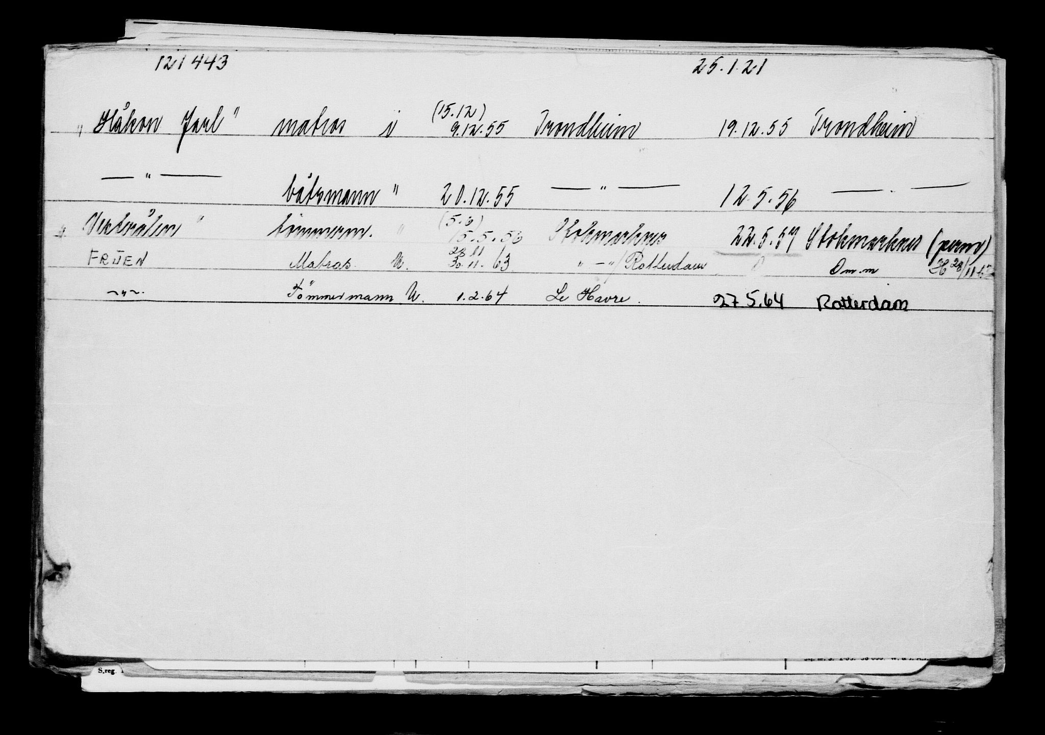 Direktoratet for sjømenn, AV/RA-S-3545/G/Gb/L0191: Hovedkort, 1921, p. 650