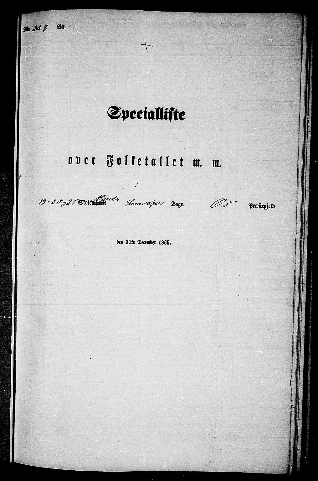 RA, 1865 census for Os, 1865, p. 124