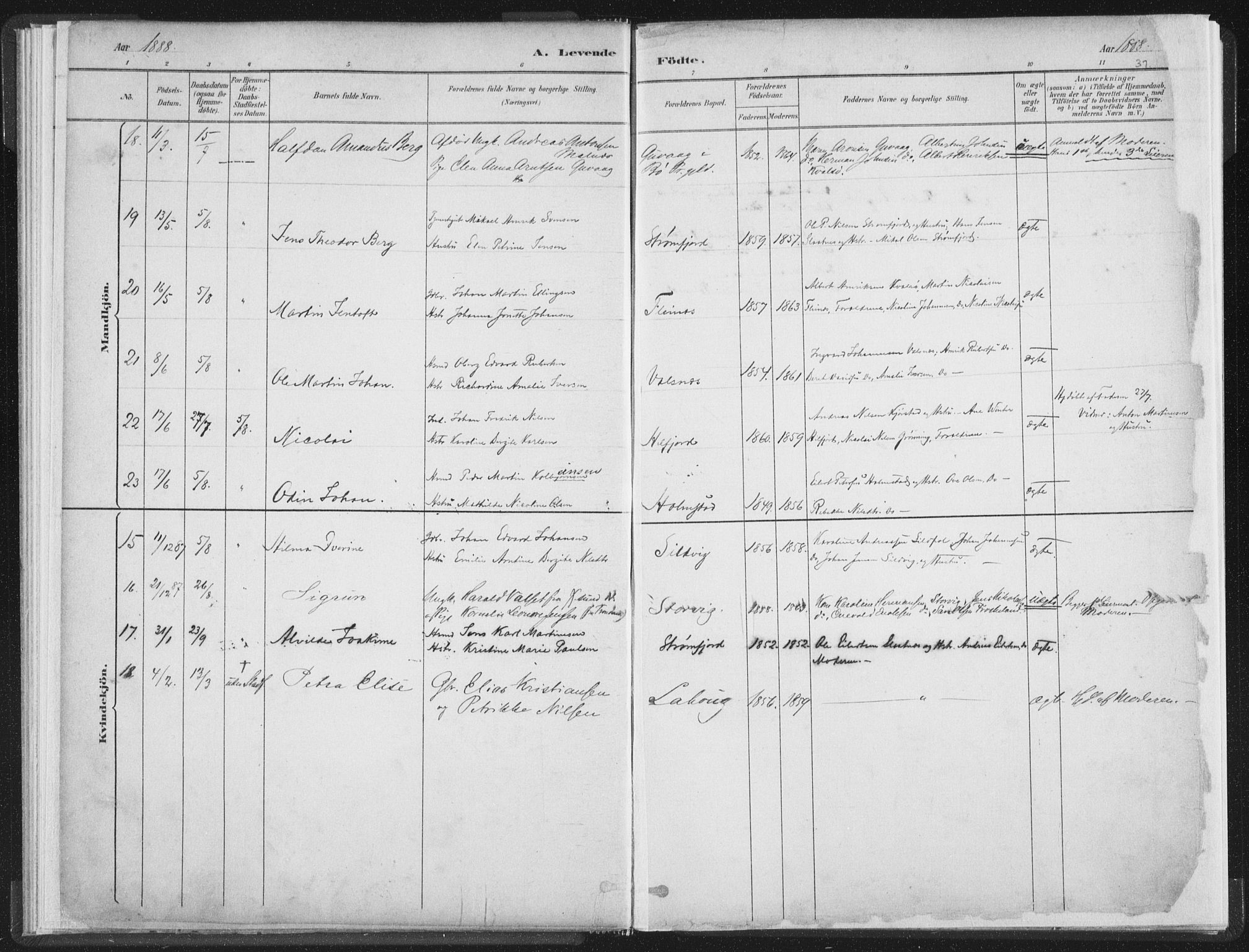 Ministerialprotokoller, klokkerbøker og fødselsregistre - Nordland, SAT/A-1459/890/L1286: Parish register (official) no. 890A01, 1882-1902, p. 31