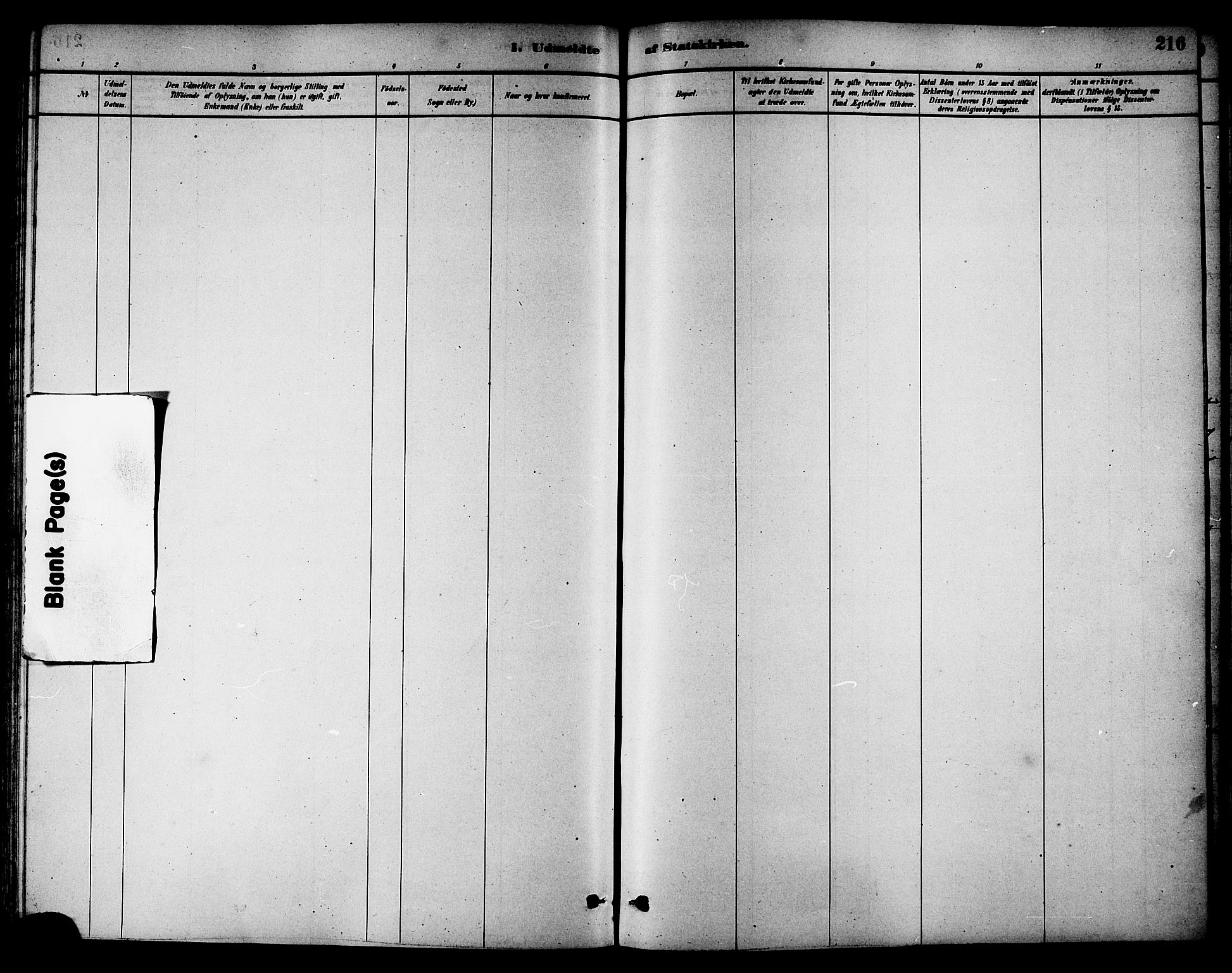 Ministerialprotokoller, klokkerbøker og fødselsregistre - Nord-Trøndelag, SAT/A-1458/784/L0672: Parish register (official) no. 784A07, 1880-1887, p. 216