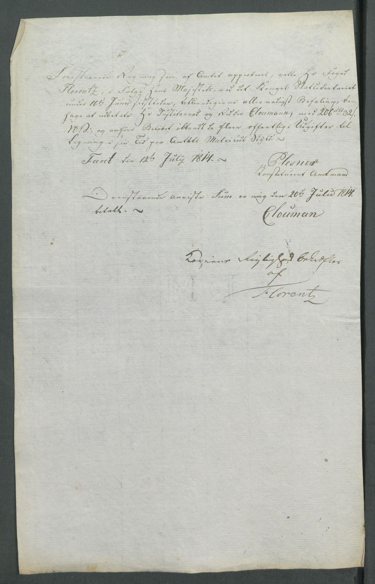 5. departement for finans-, handels- og tollfaget, AV/RA-S-3893/C/Cb/L0014: Regninger fra Riksforsamlingens deputerede, 1814, p. 218