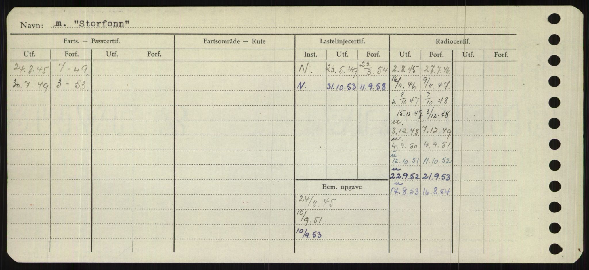 Sjøfartsdirektoratet med forløpere, Skipsmålingen, AV/RA-S-1627/H/Hb/L0004: Fartøy, O-S, p. 464