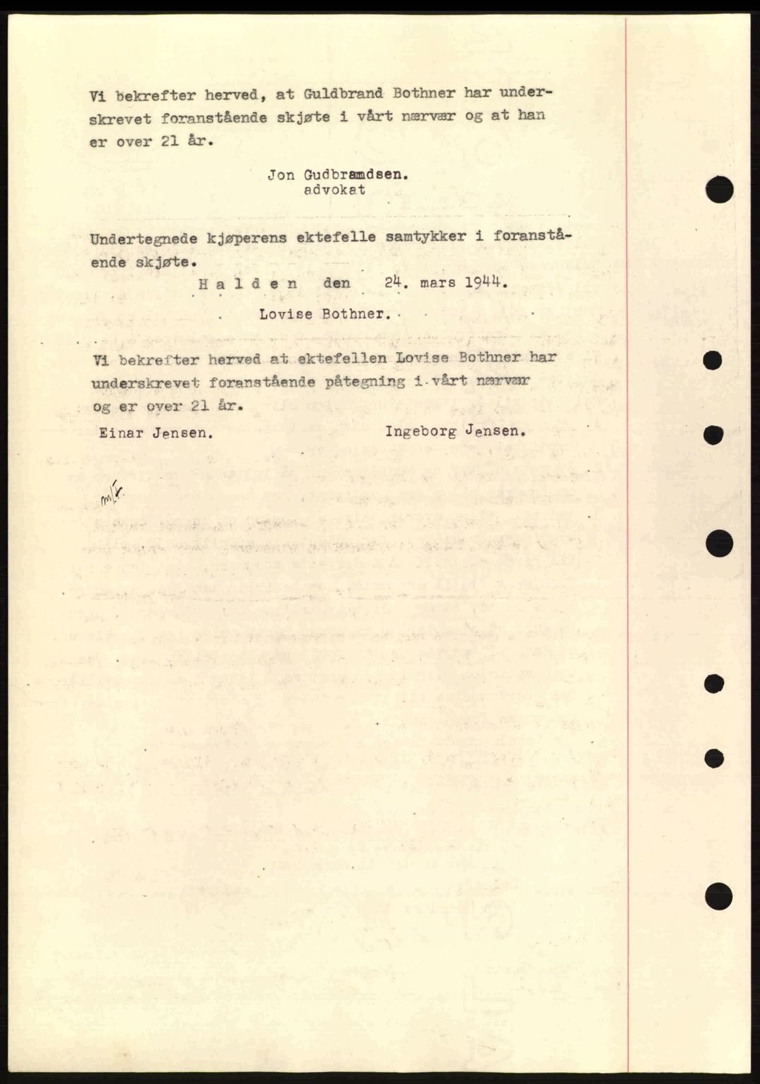 Idd og Marker sorenskriveri, AV/SAO-A-10283/G/Gb/Gbb/L0006: Mortgage book no. A6, 1943-1944, Diary no: : 506/1944